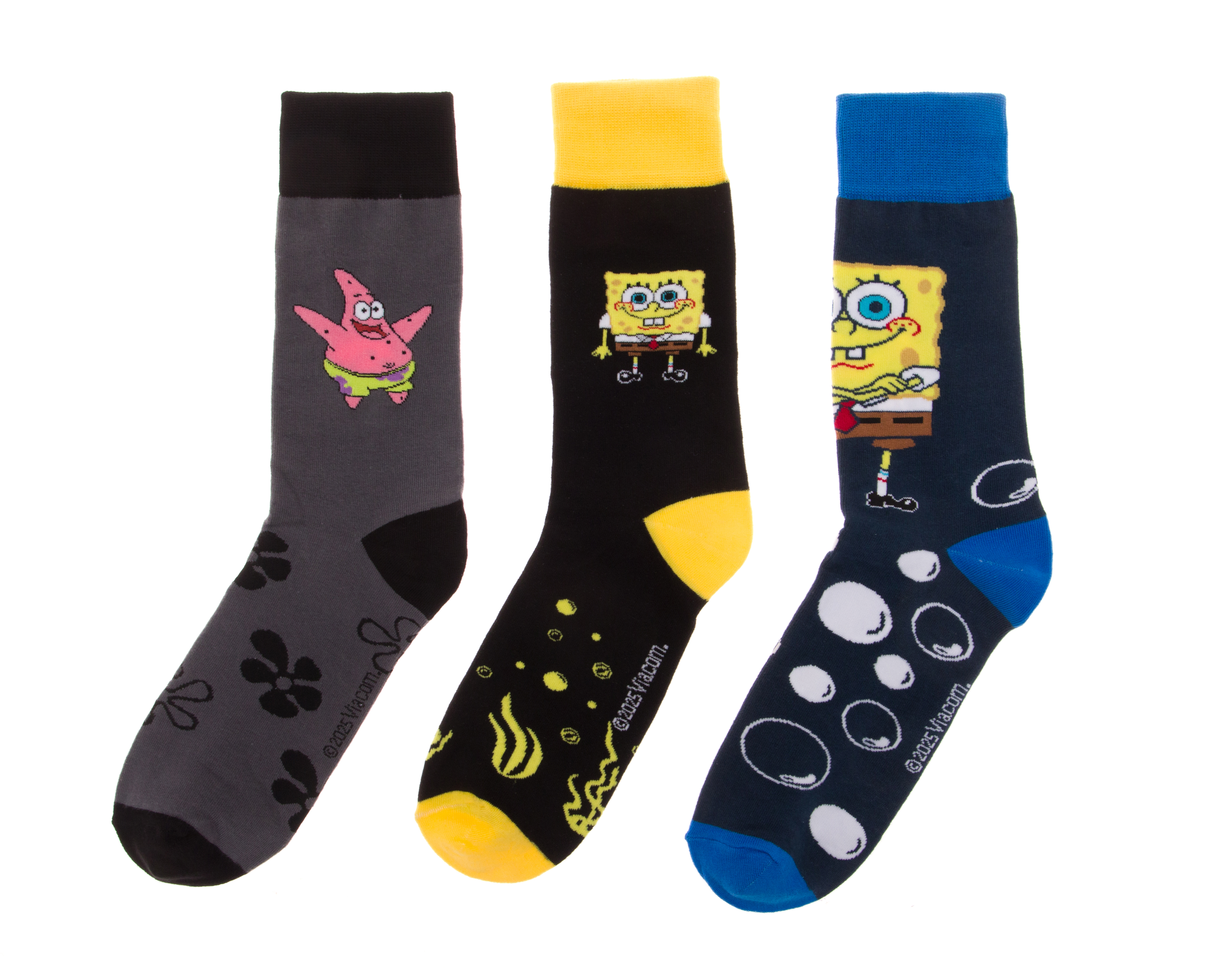 Calcetas Largas Bob Esponja para Hombre 3 Pares