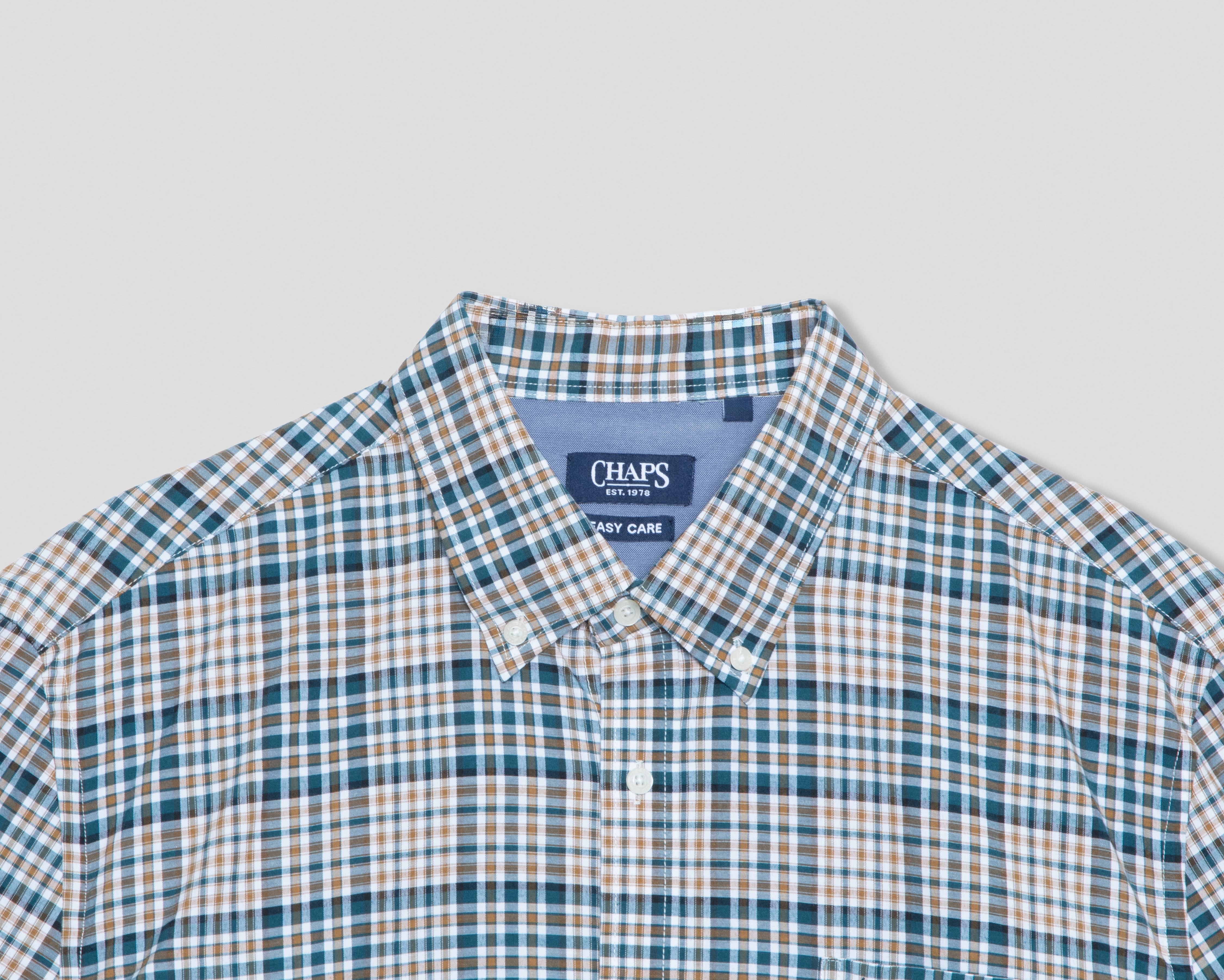 Foto 3 | Foto 3 | Camisa Casual Chaps Regular a Cuadros para Hombre