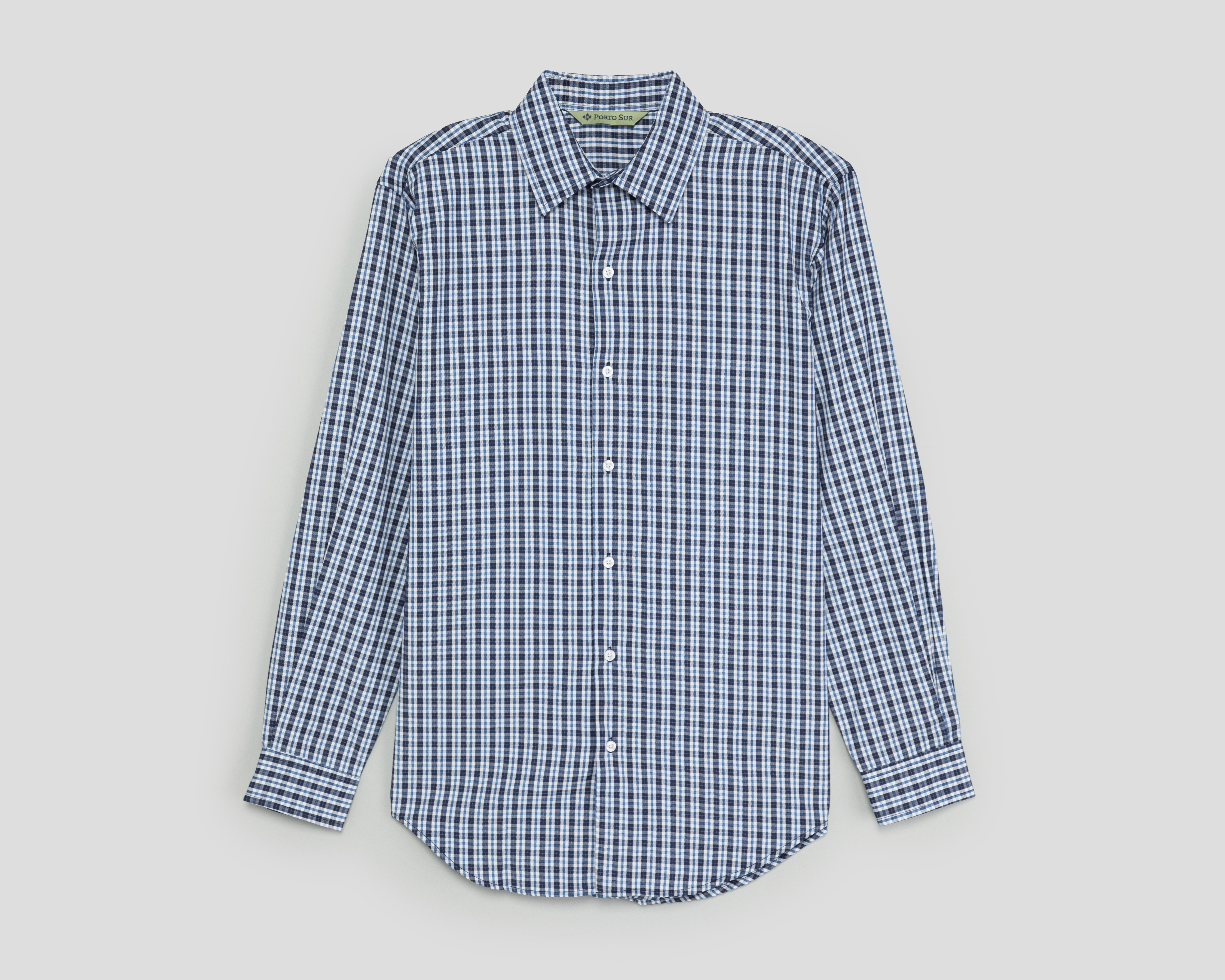 Camisa Casual Porto Sur Regular a Cuadros para Hombre