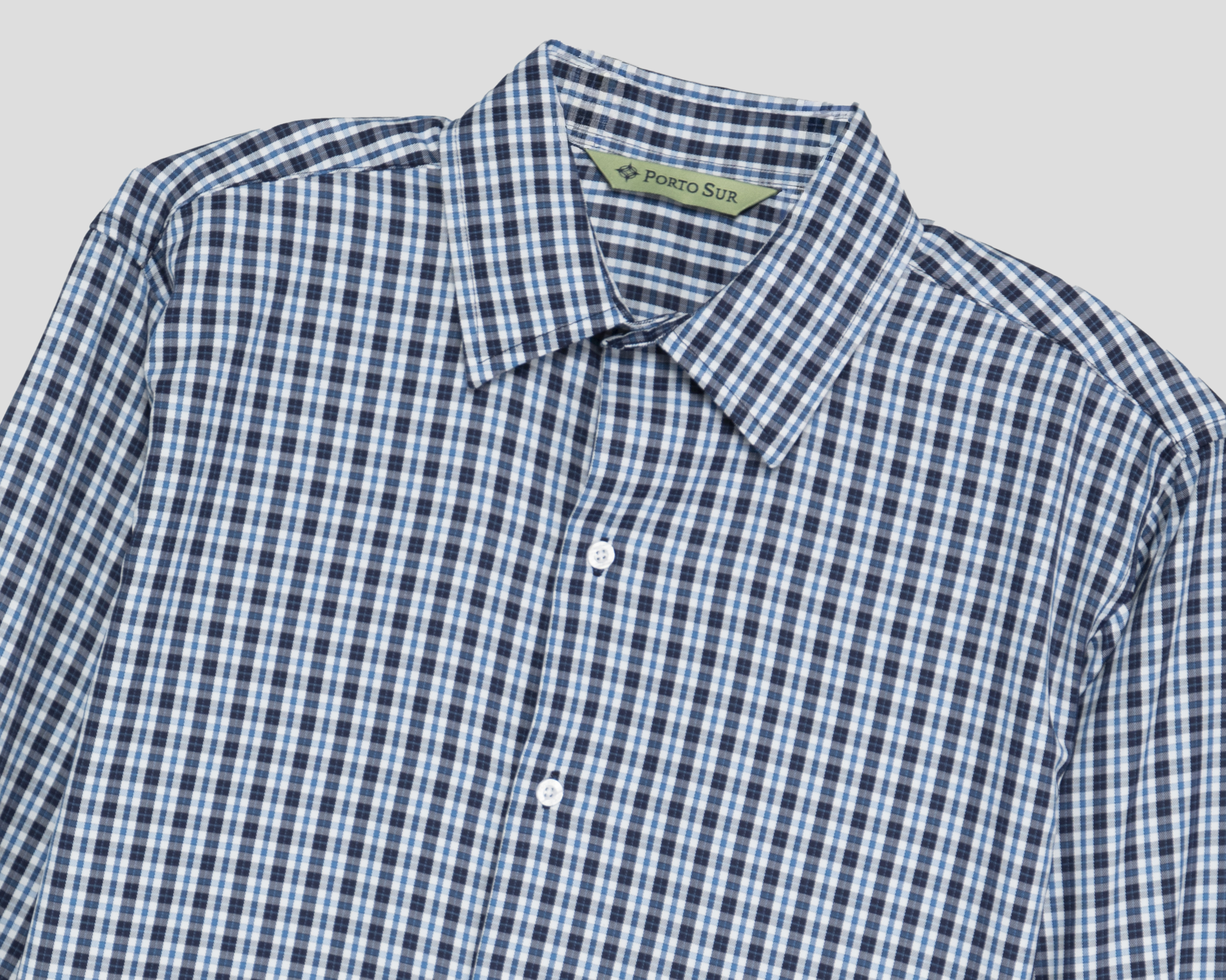 Foto 4 pulgar | Foto 3 | Camisa Casual Porto Sur Regular a Cuadros para Hombre