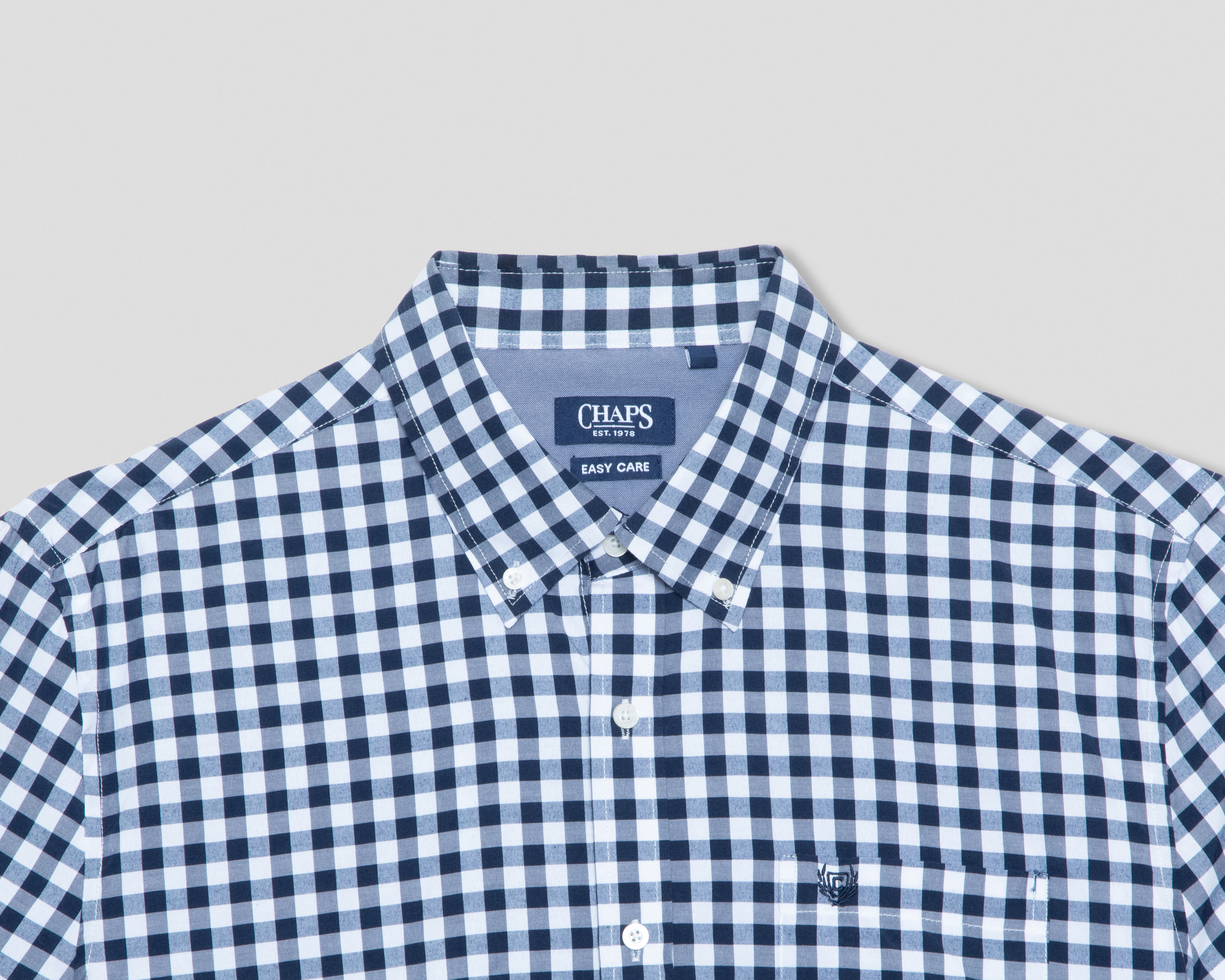 Foto 4 pulgar | Foto 3 | Camisa Casual Chaps Regular Fit a Cuadros para Hombre