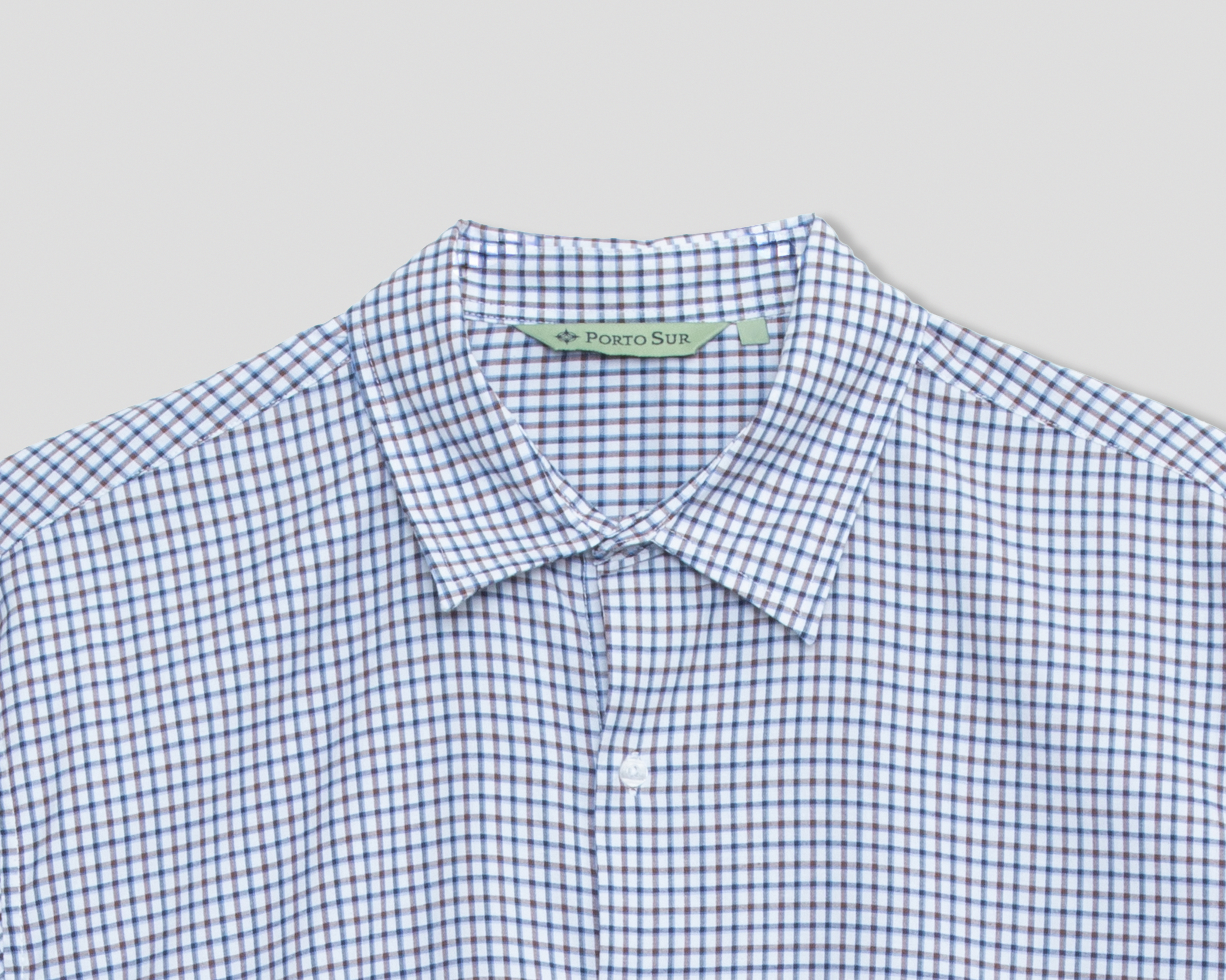 Foto 4 pulgar | Foto 3 | Camisa Casual Porto Sur Regular a Cuadros para Hombre