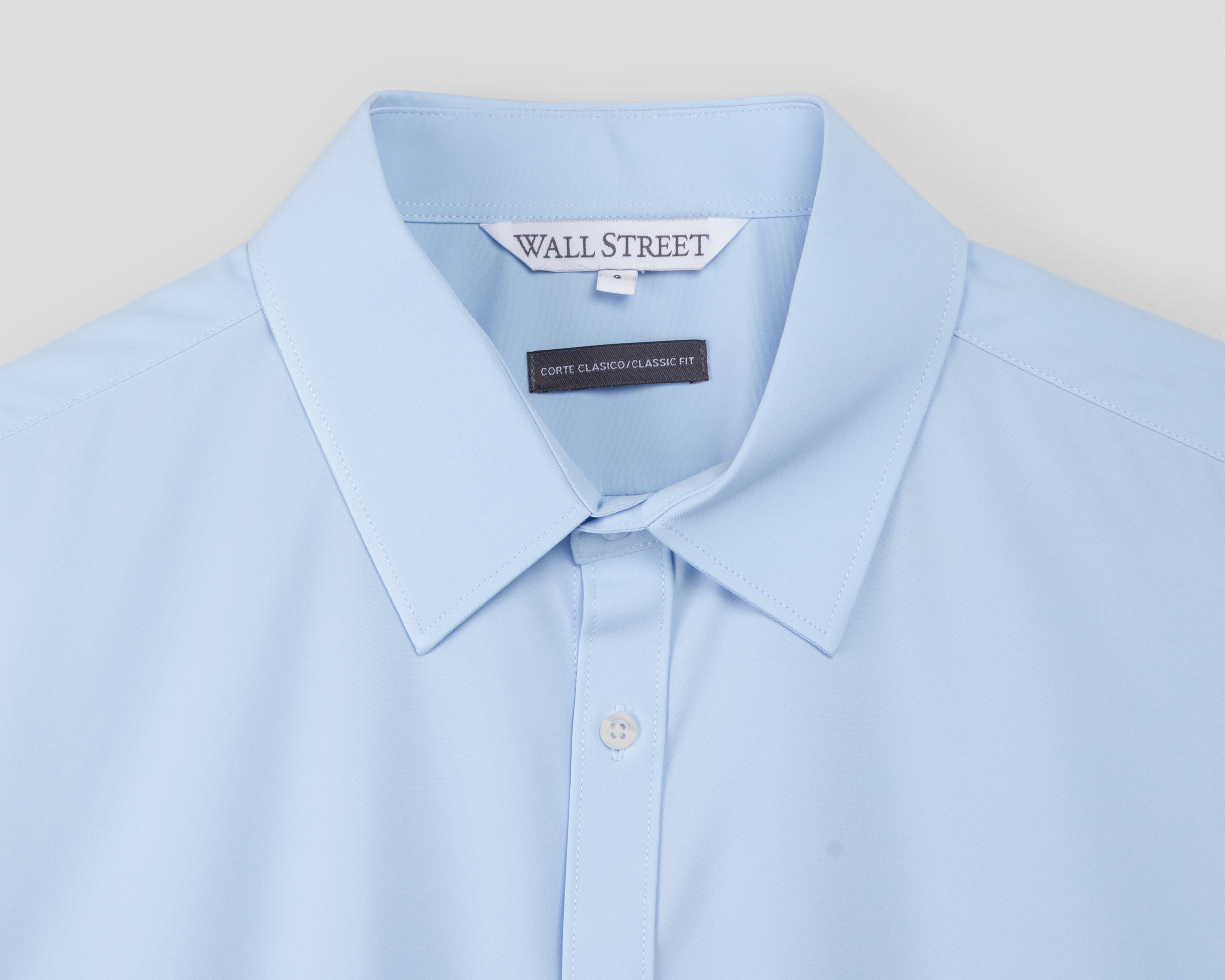 Foto 3 | Foto 3 | Camisa de Vestir Wall Street Maga Larga Cuello Americano para Hombre