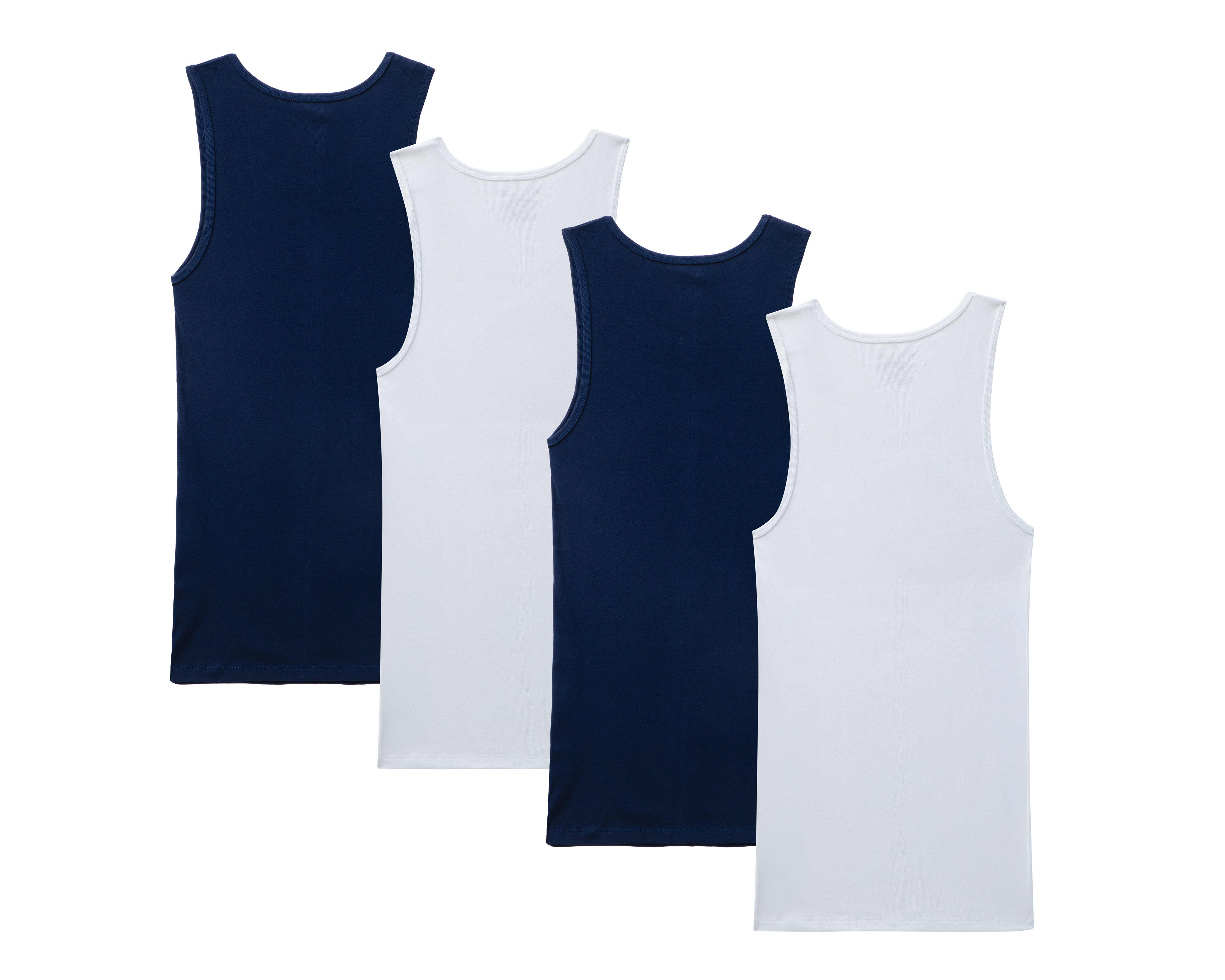 Foto 2 | Foto 2 | Camiseta Interior Cuello Redondo Optima para Hombre 4 Piezas