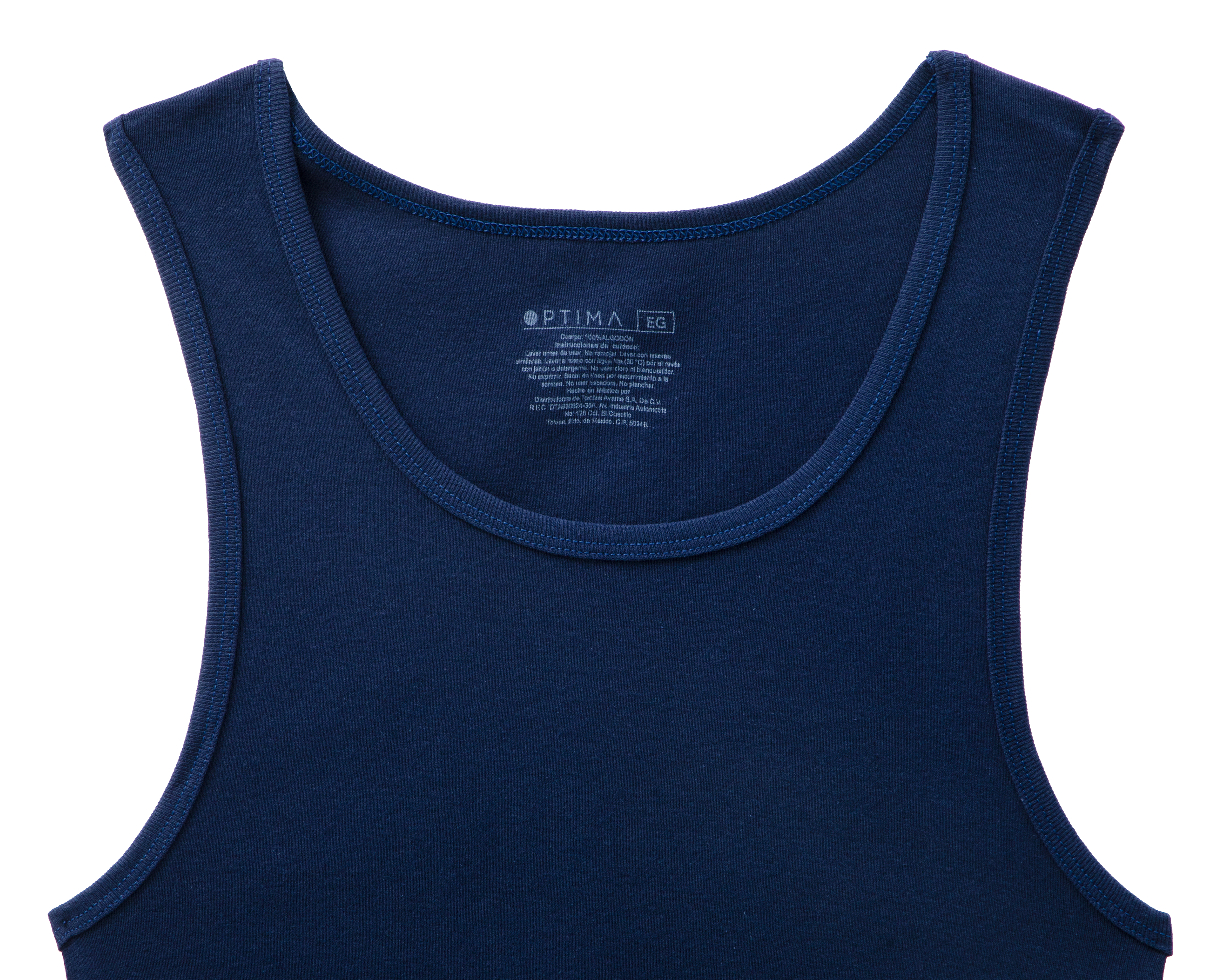 Foto 4 pulgar | Foto 3 | Camiseta Interior Cuello Redondo Optima para Hombre 4 Piezas