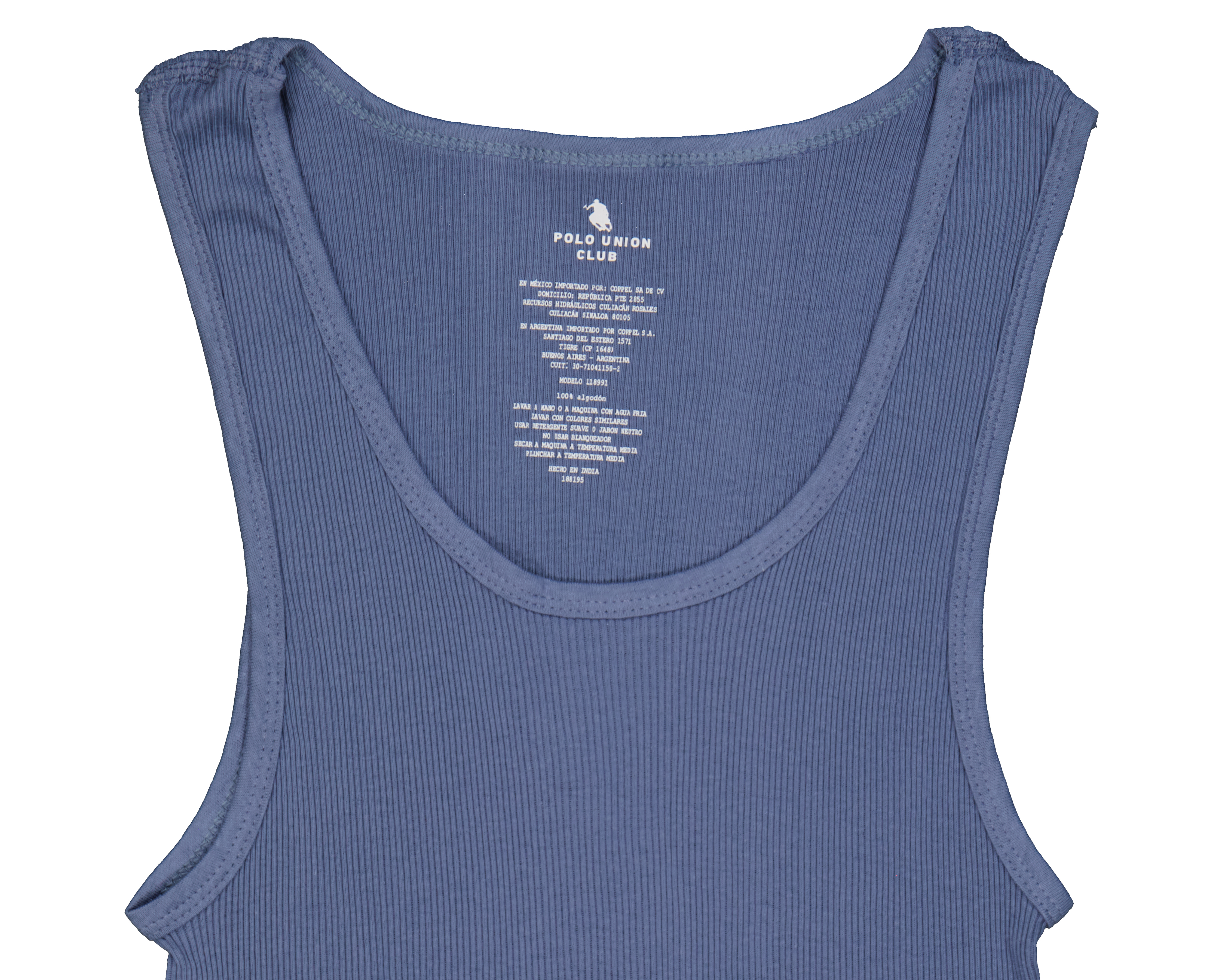 Foto 4 pulgar | Foto 3 | Camisetas Interiores Cuello Redondo Polo Union Club para Hombre 4 Piezas