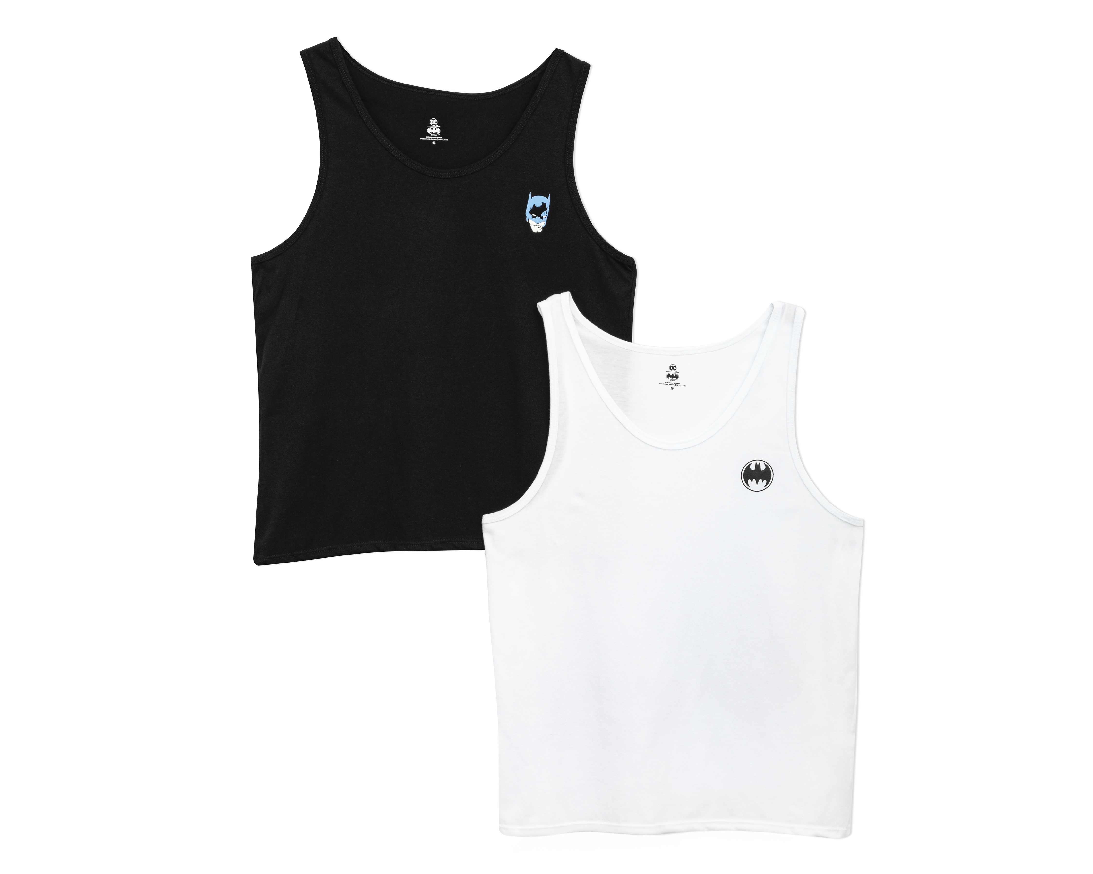 Foto 1 | Foto 1 | Camiseta Interior Cuello Redondo Batman para Hombre 2 Piezas