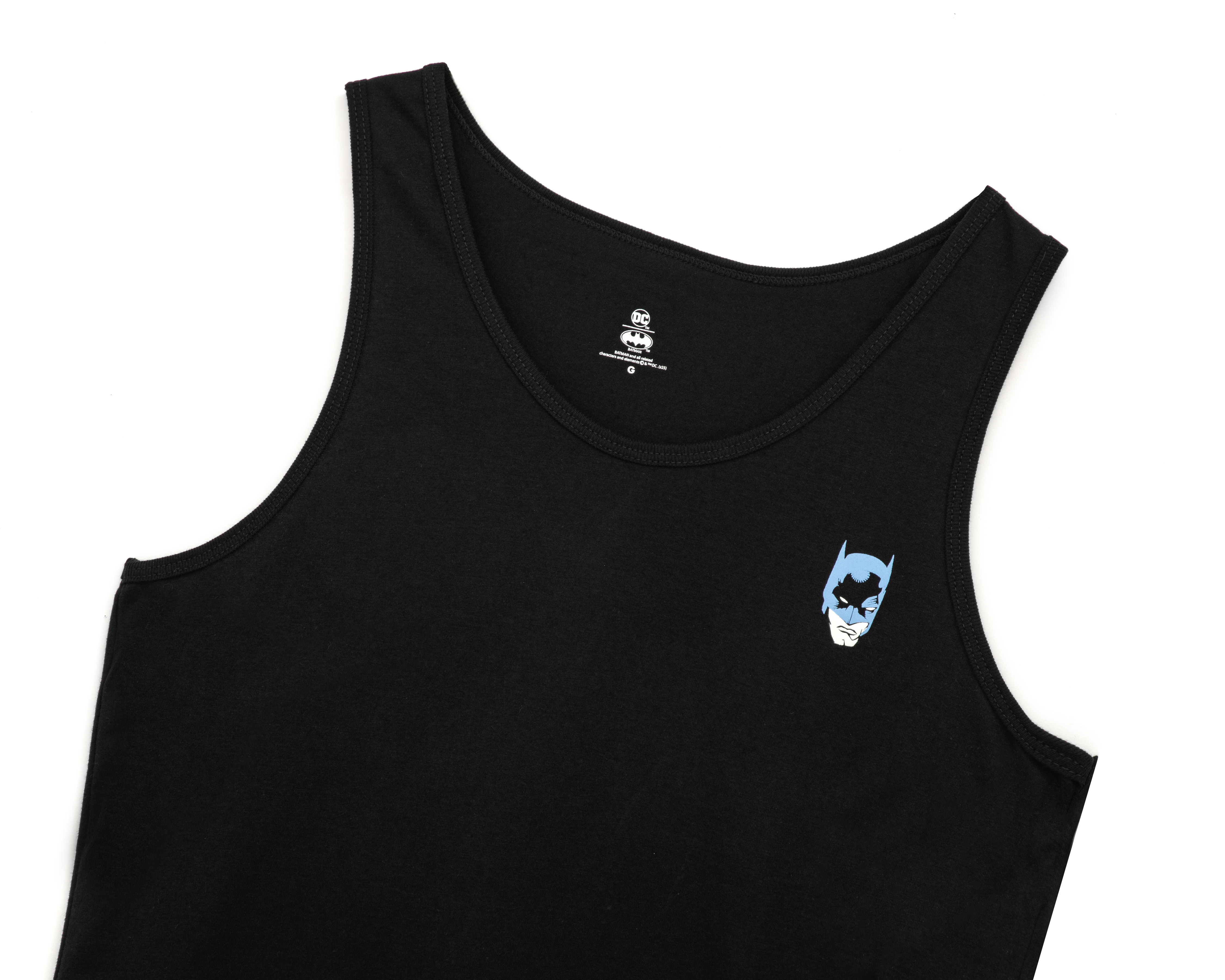 Foto 4 pulgar | Foto 3 | Camiseta Interior Cuello Redondo Batman para Hombre 2 Piezas