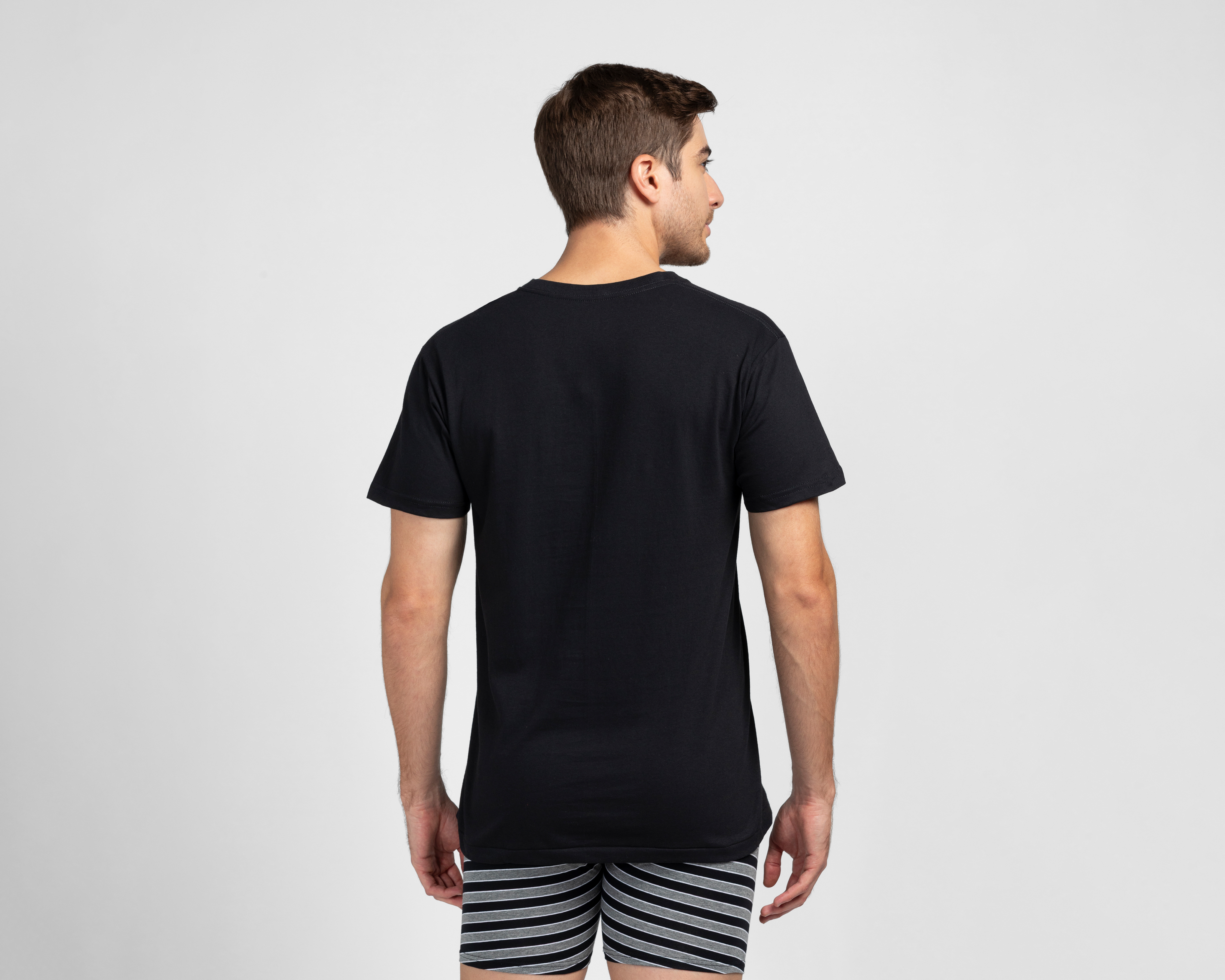 Foto 4 pulgar | Foto 3 | Camiseta Interior Cuello V Zaga para Hombre 2 Piezas