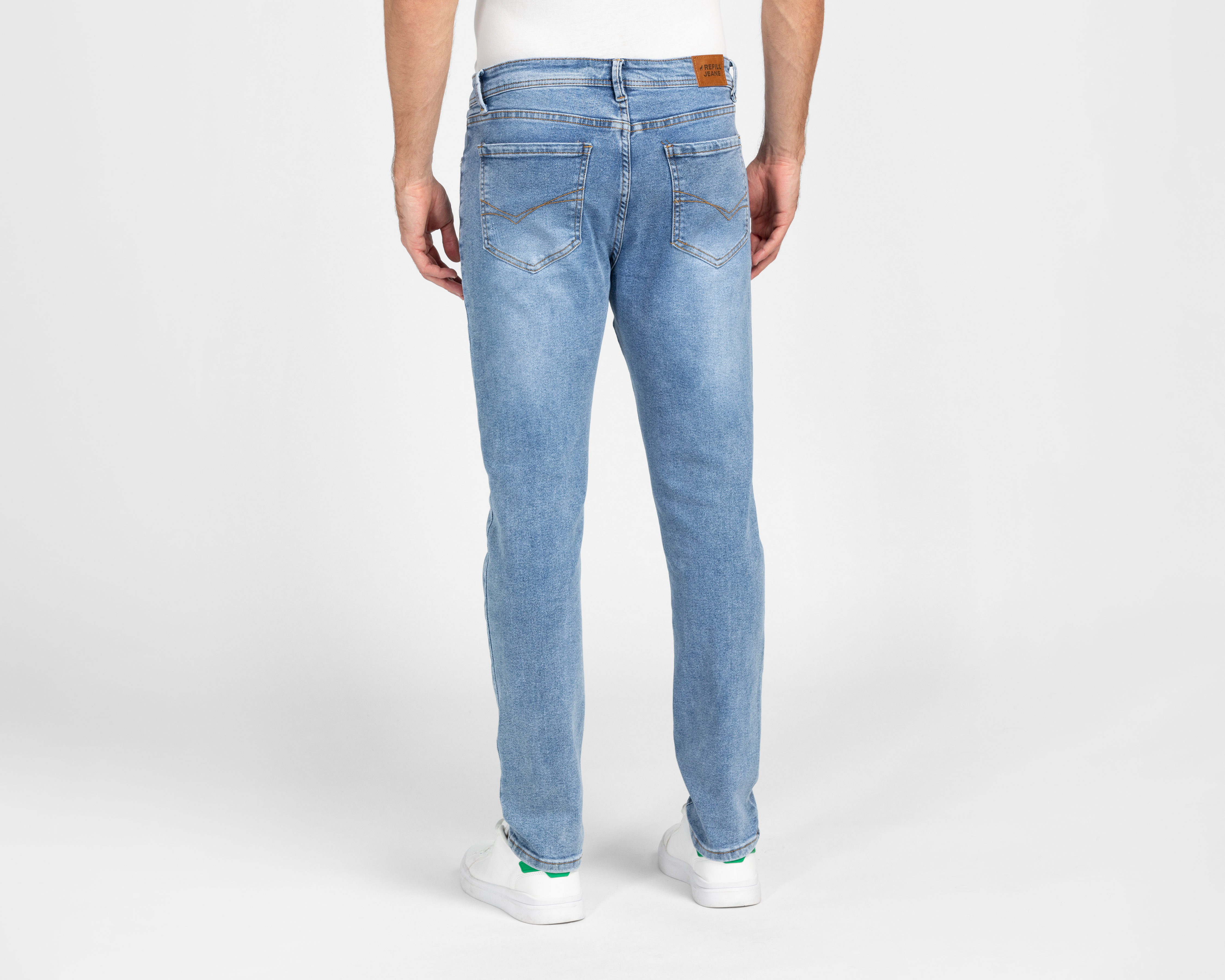 Foto 4 pulgar | Foto 3 | Jeans Skinny Refill para Hombre
