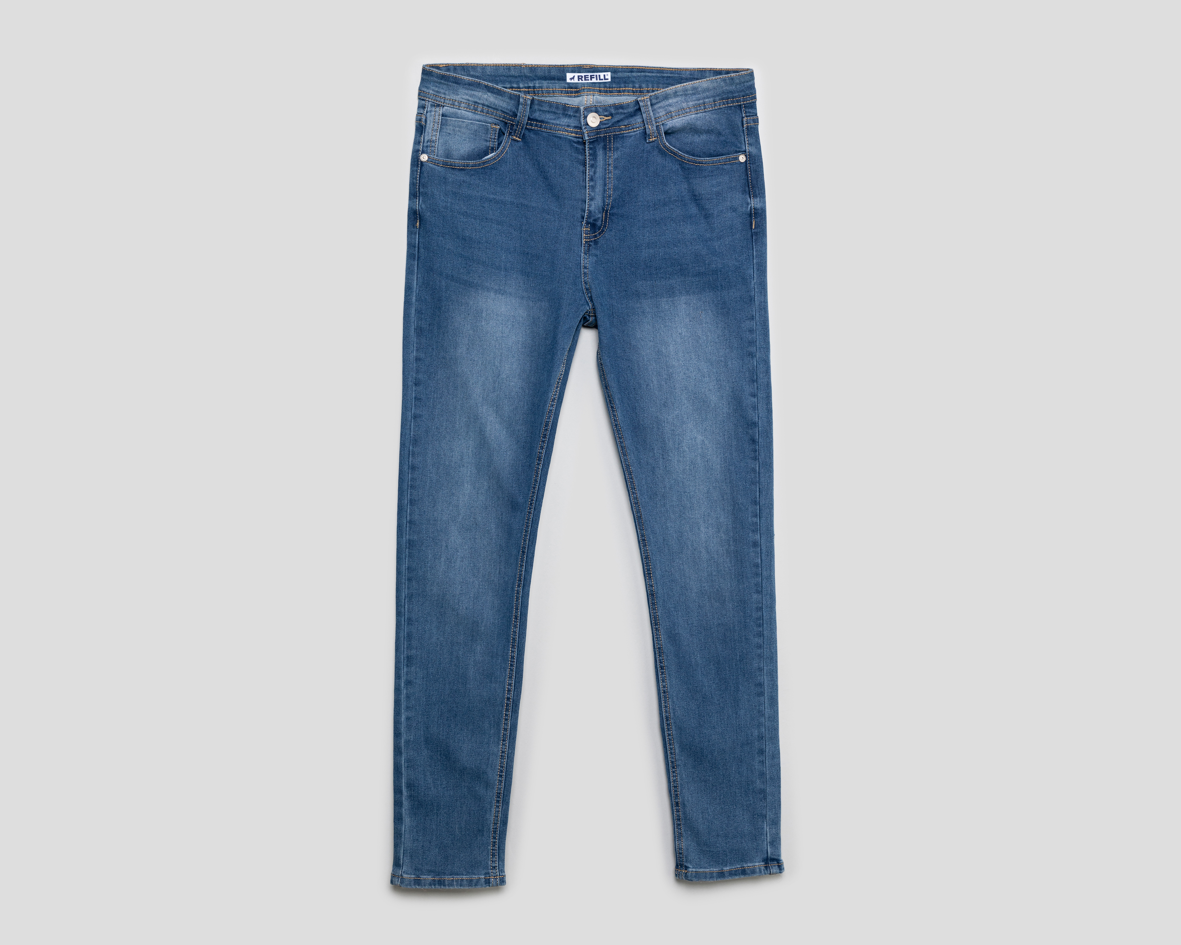 Foto 2 pulgar | Foto 1 | Jeans Skinny Refill para Hombre