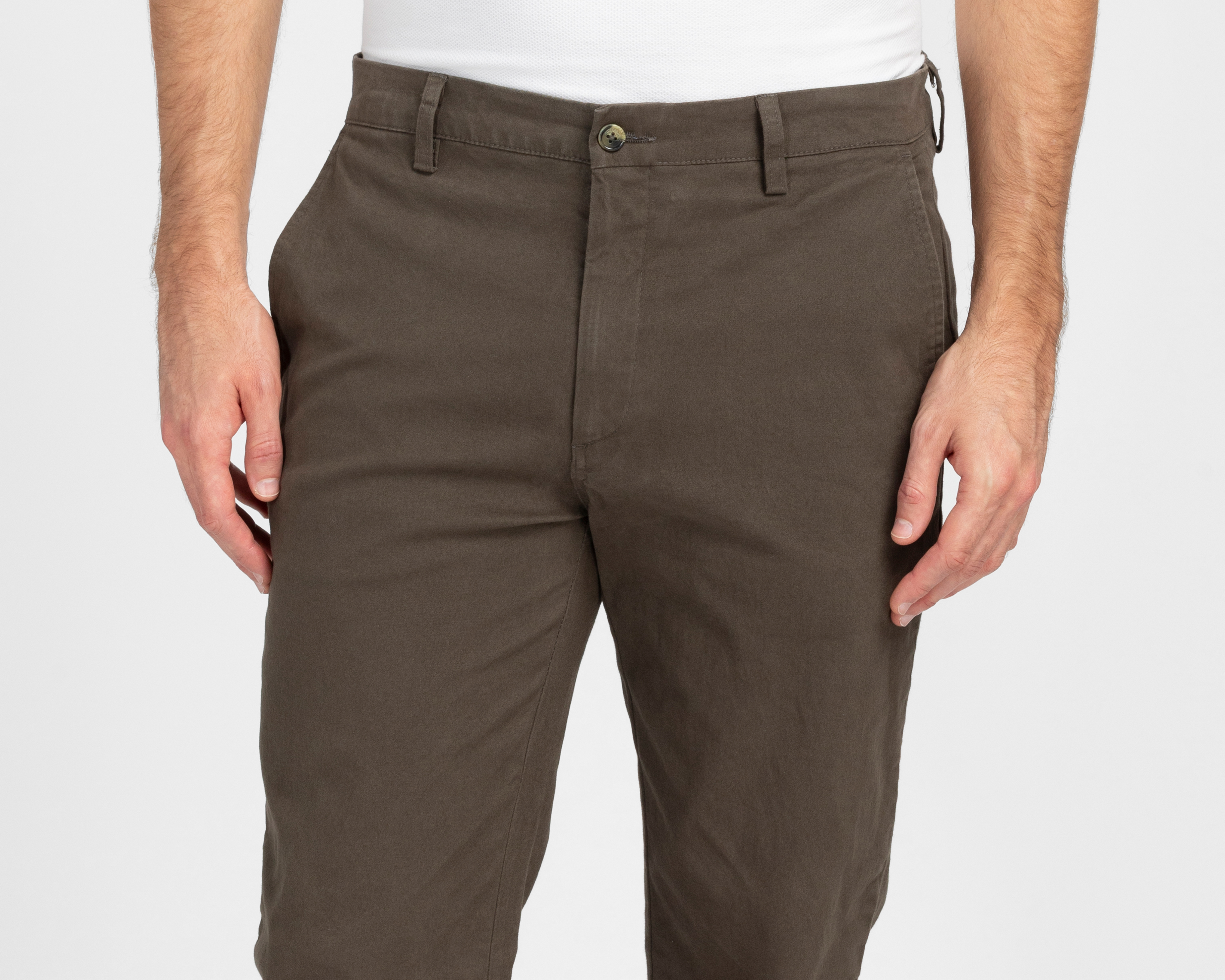 Foto 4 pulgar | Foto 3 | Pantalón Chino Porto Sur Café para Hombre