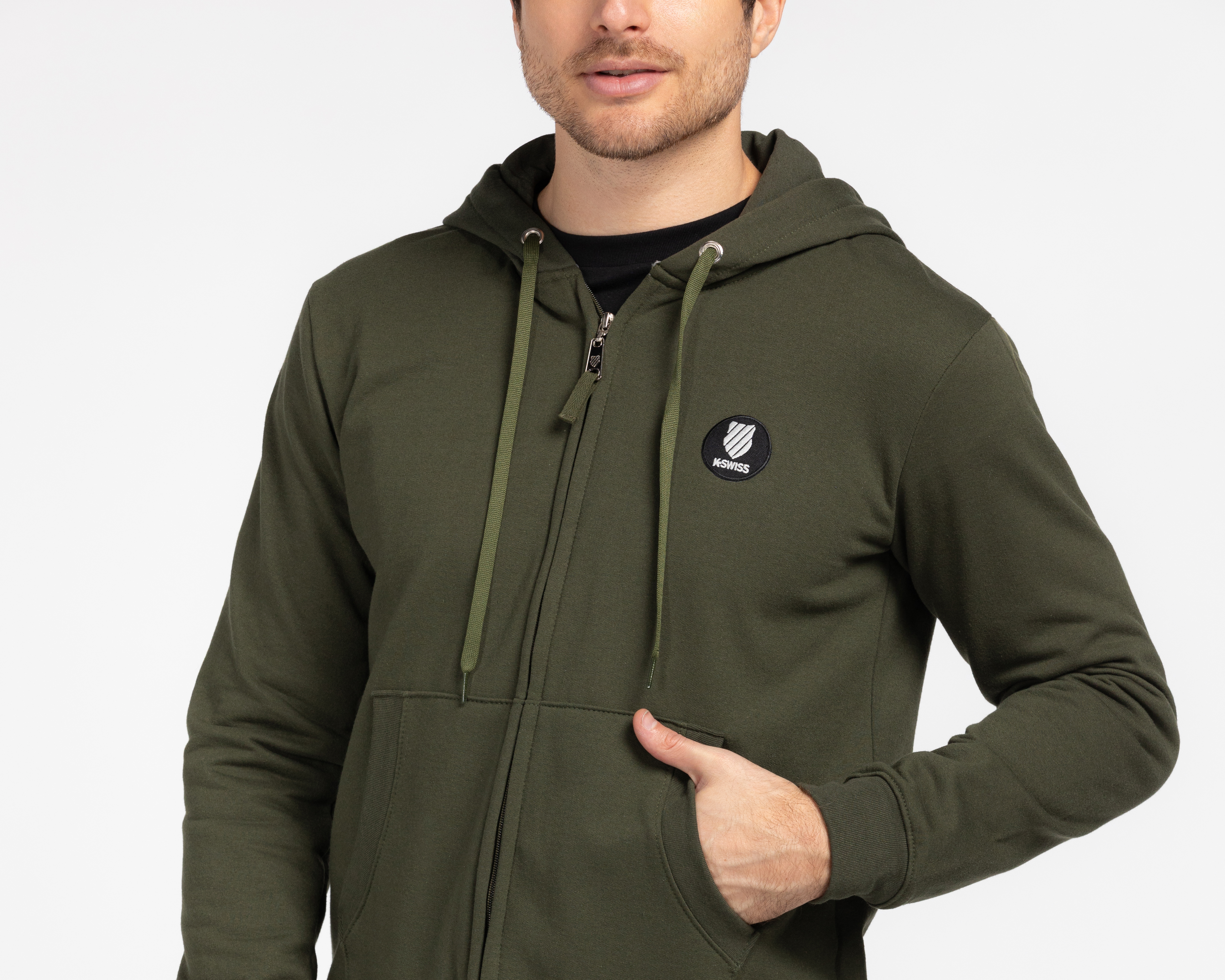 Foto 4 pulgar | Foto 3 | Sudadera con Capucha K-Swiss para Hombre