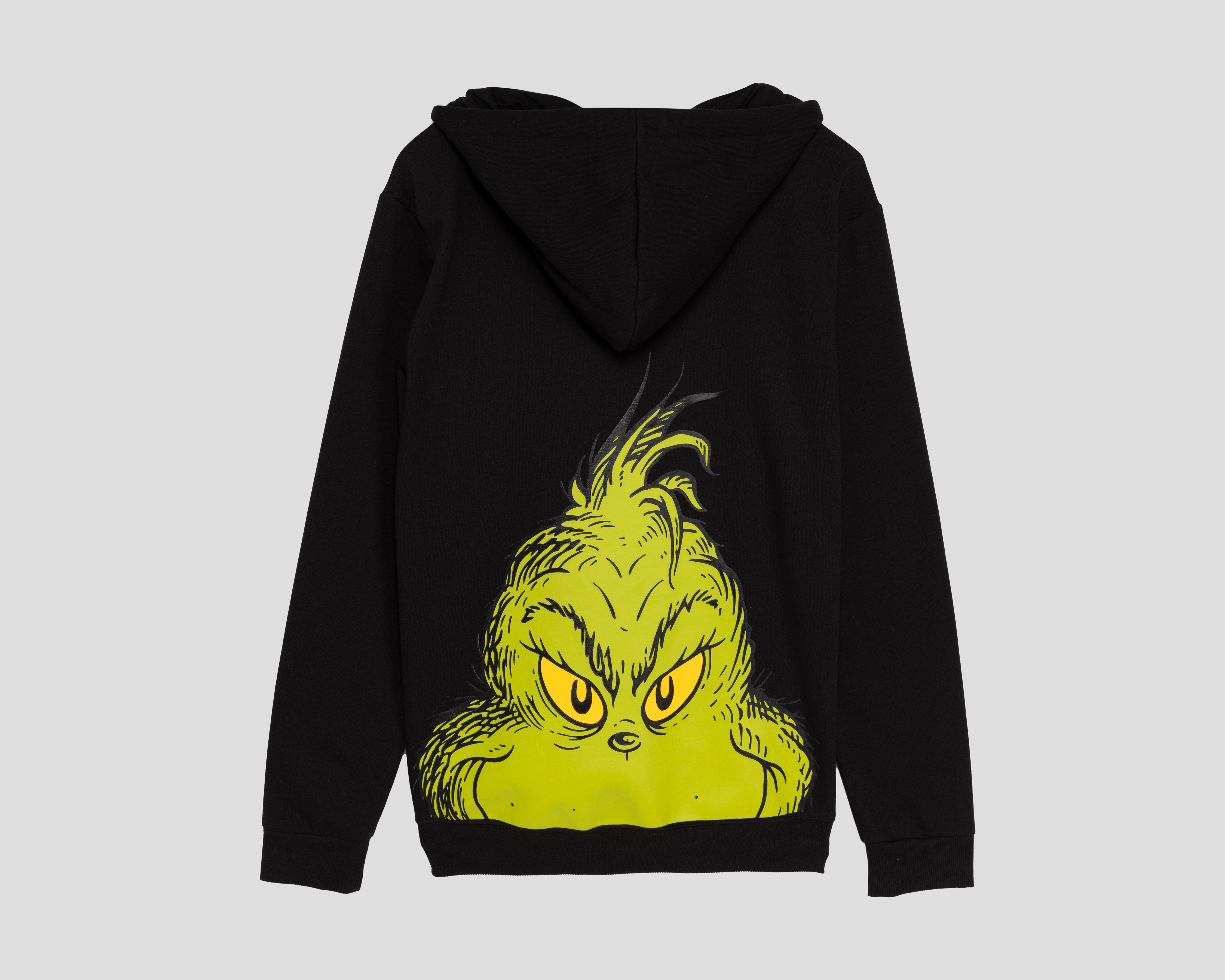 Foto 2 | Foto 2 | Sudadera Negra Dr. Seuss The Grinch para Hombre