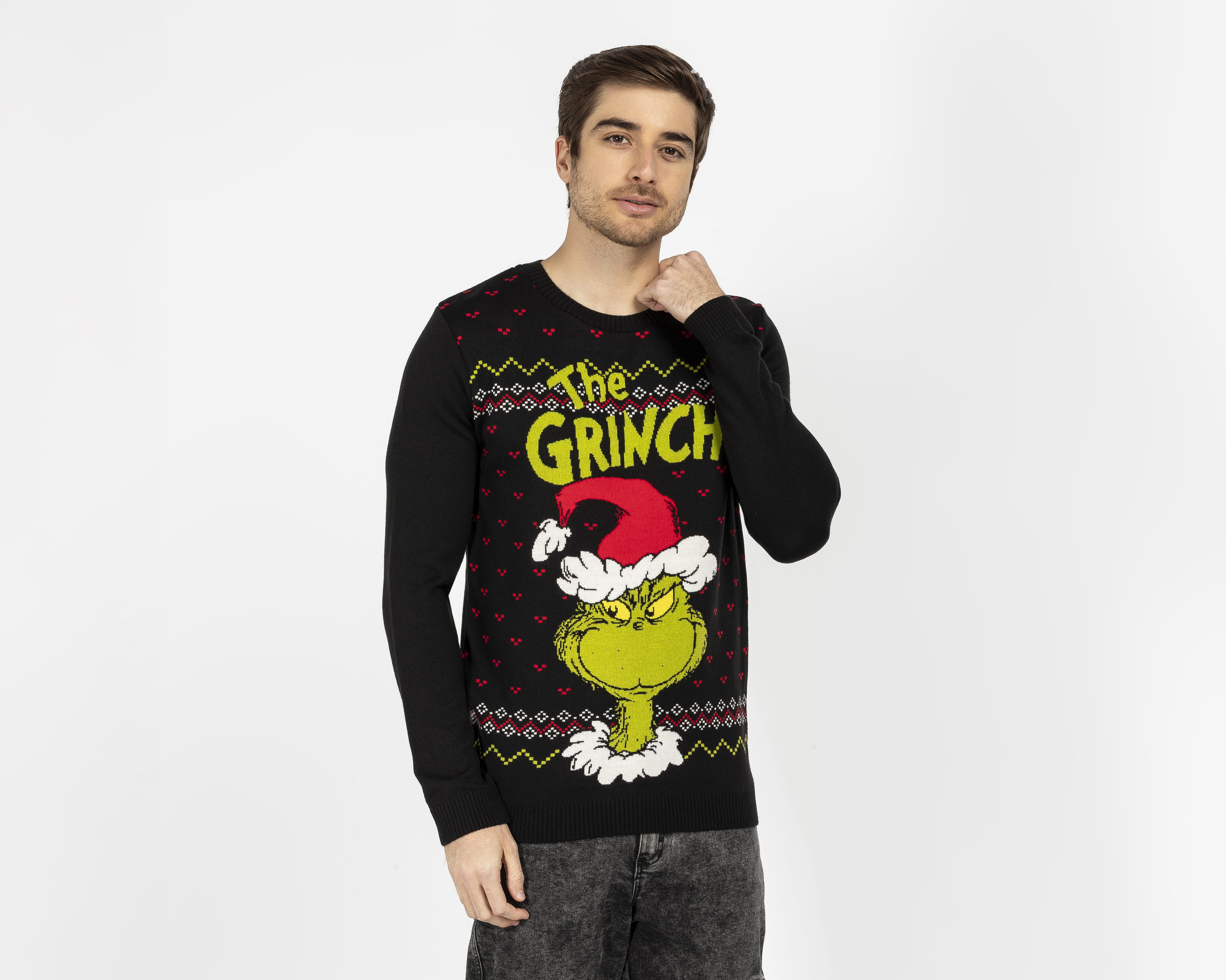 Suéter Navideño Grinch Dr. Seuss para Hombre