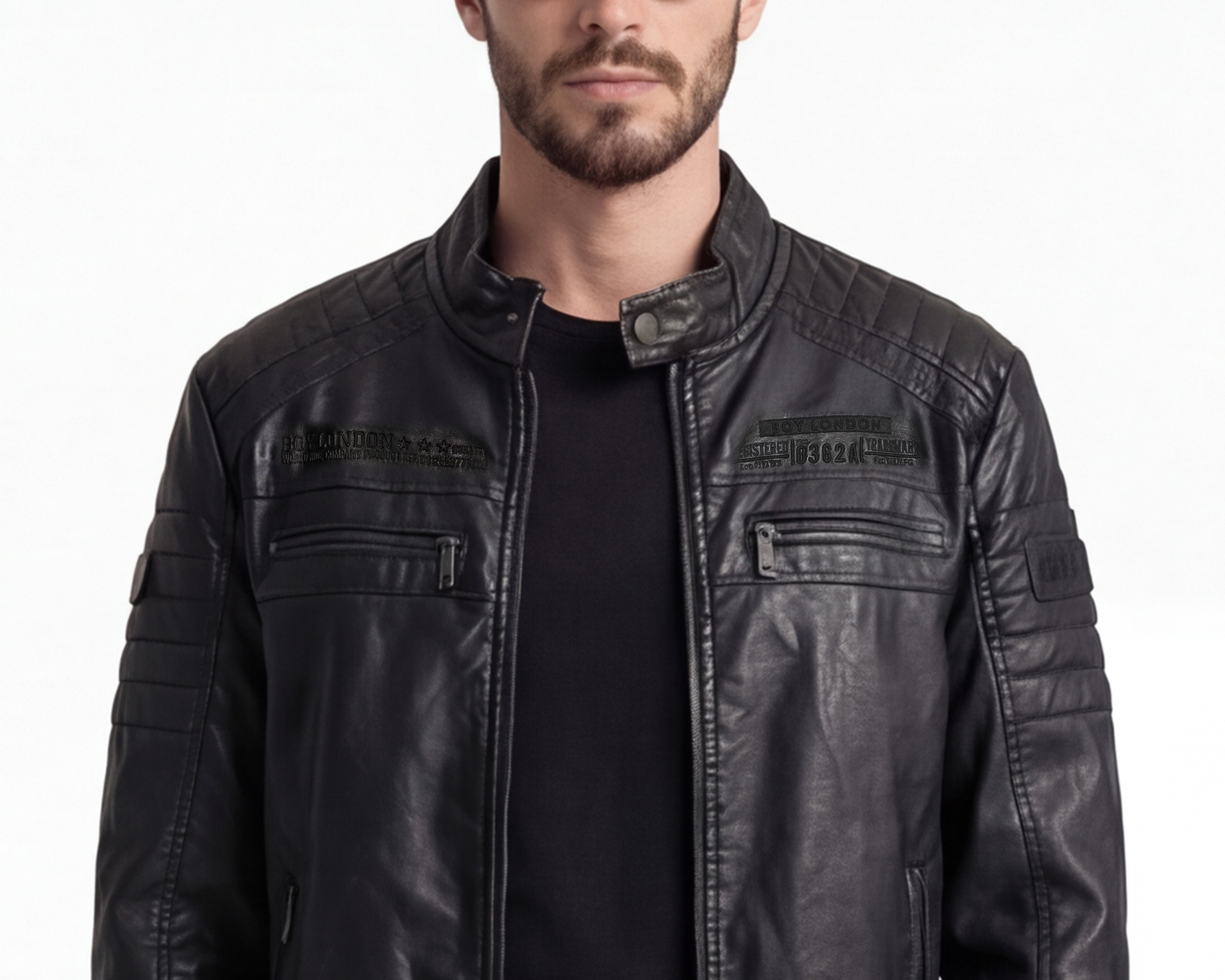 Foto 4 | Foto 4 | Chamarra Cuello Alto Boy London para Hombre