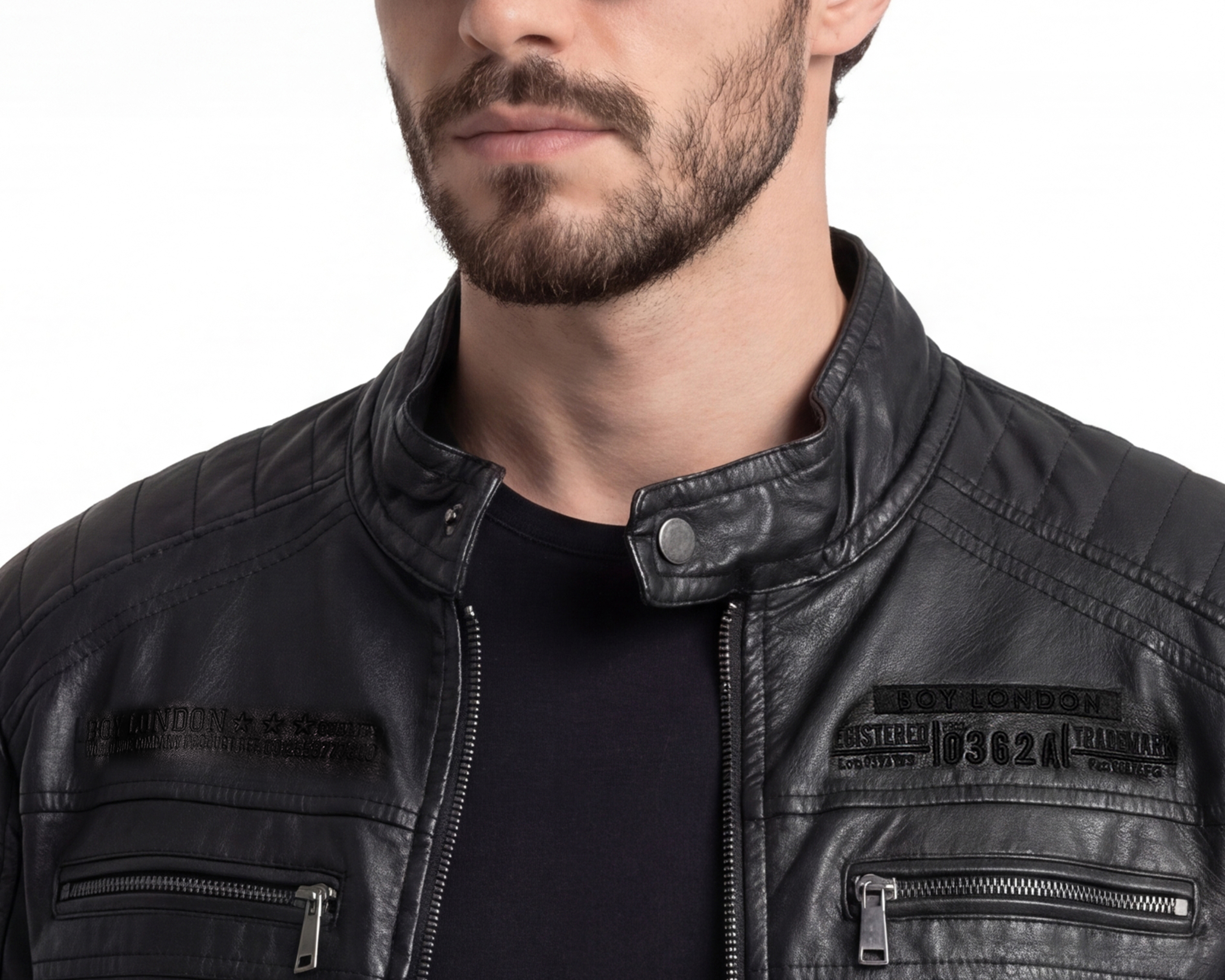 Foto 5 | Foto 5 | Chamarra Cuello Alto Boy London para Hombre