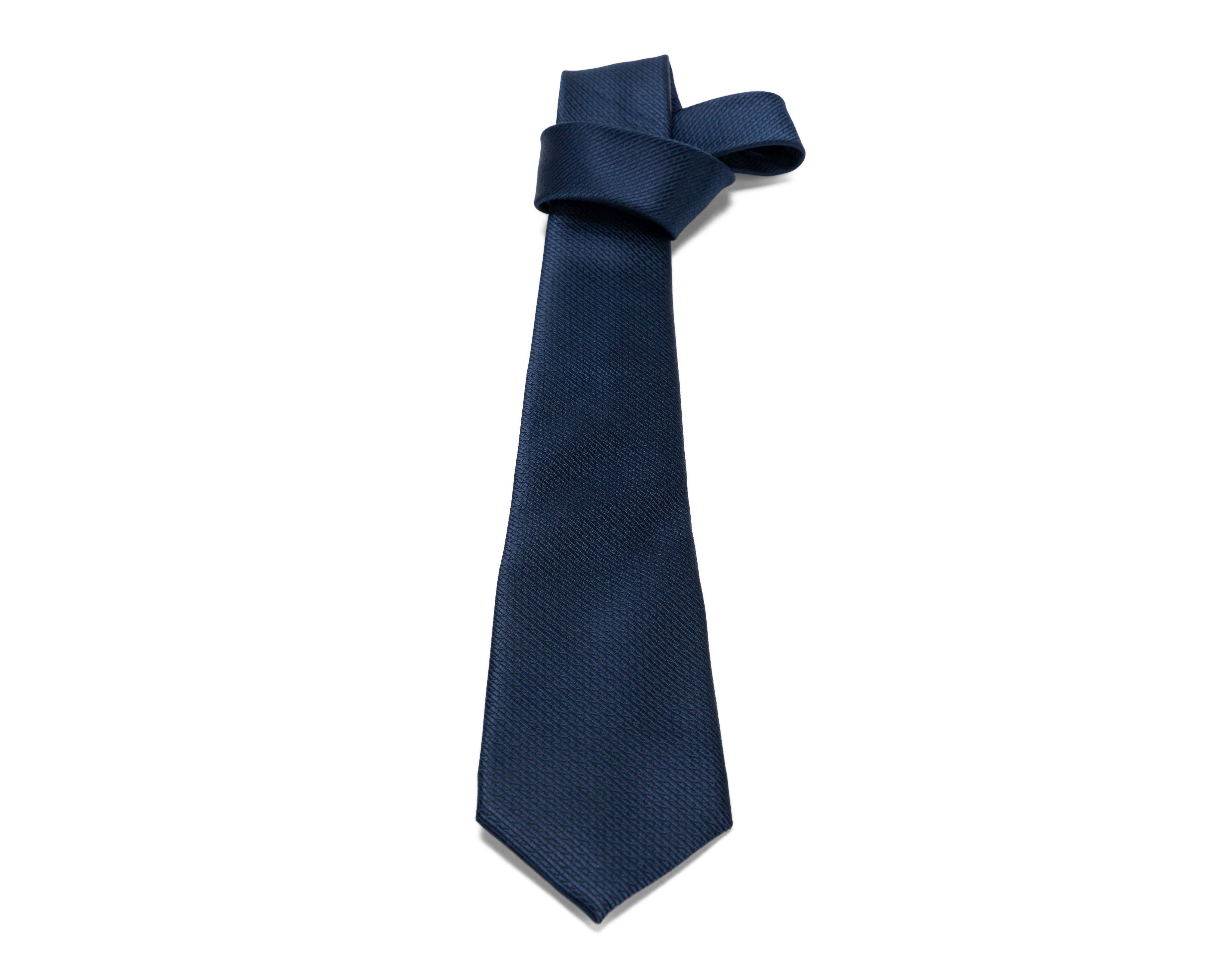Corbata Lisa Wall Street Azul