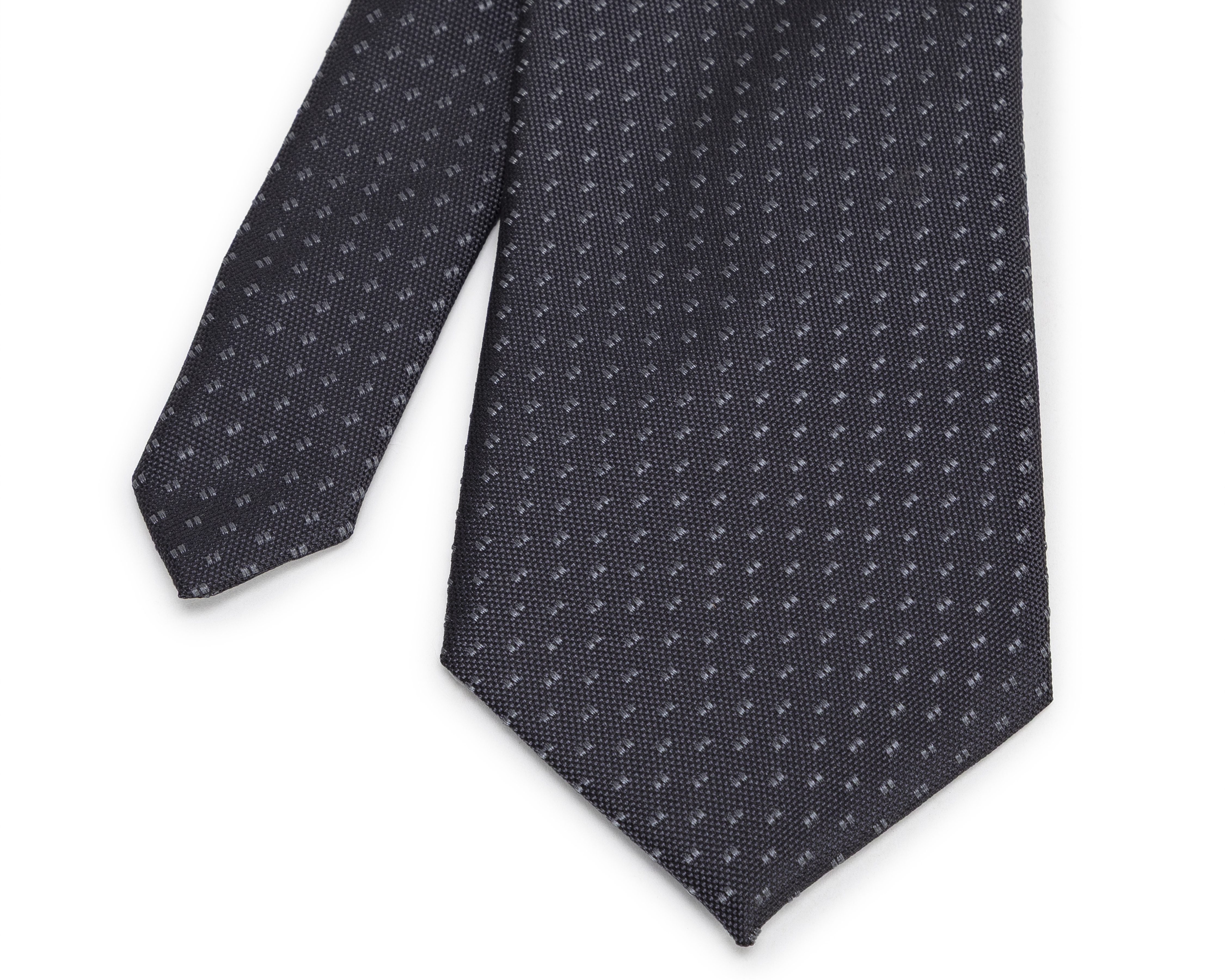 Foto 4 pulgar | Foto 3 | Corbata de Puntos Wall Street Gris