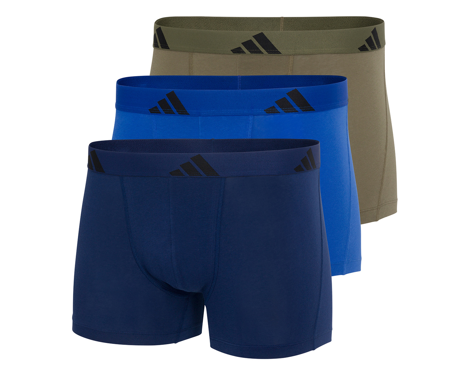 Foto 1 | Foto 1 | Bóxer Corto Adidas para Hombre 3 Piezas