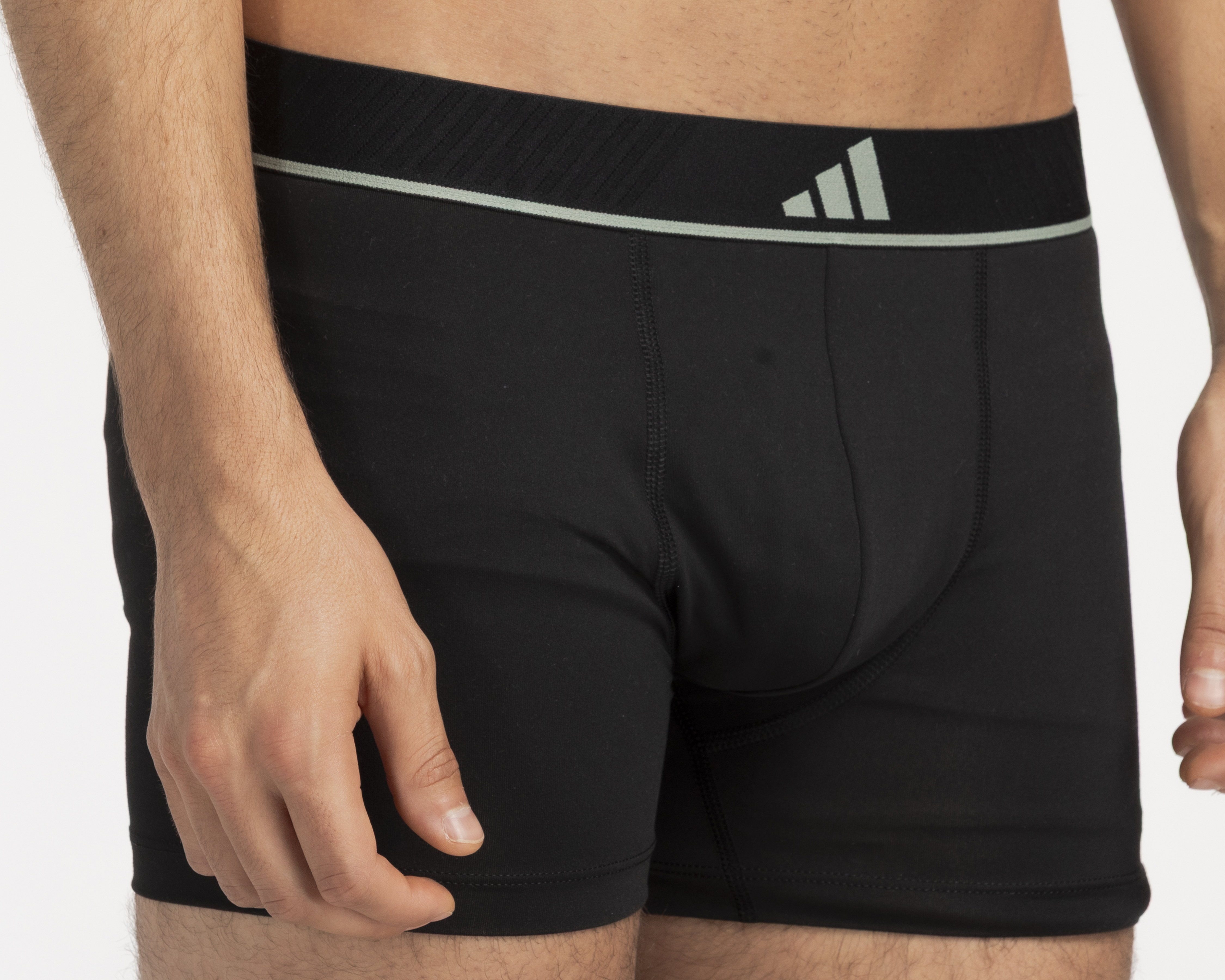 Foto 4 | Foto 4 | Bóxer Corto Adidas para Hombre 3 Piezas