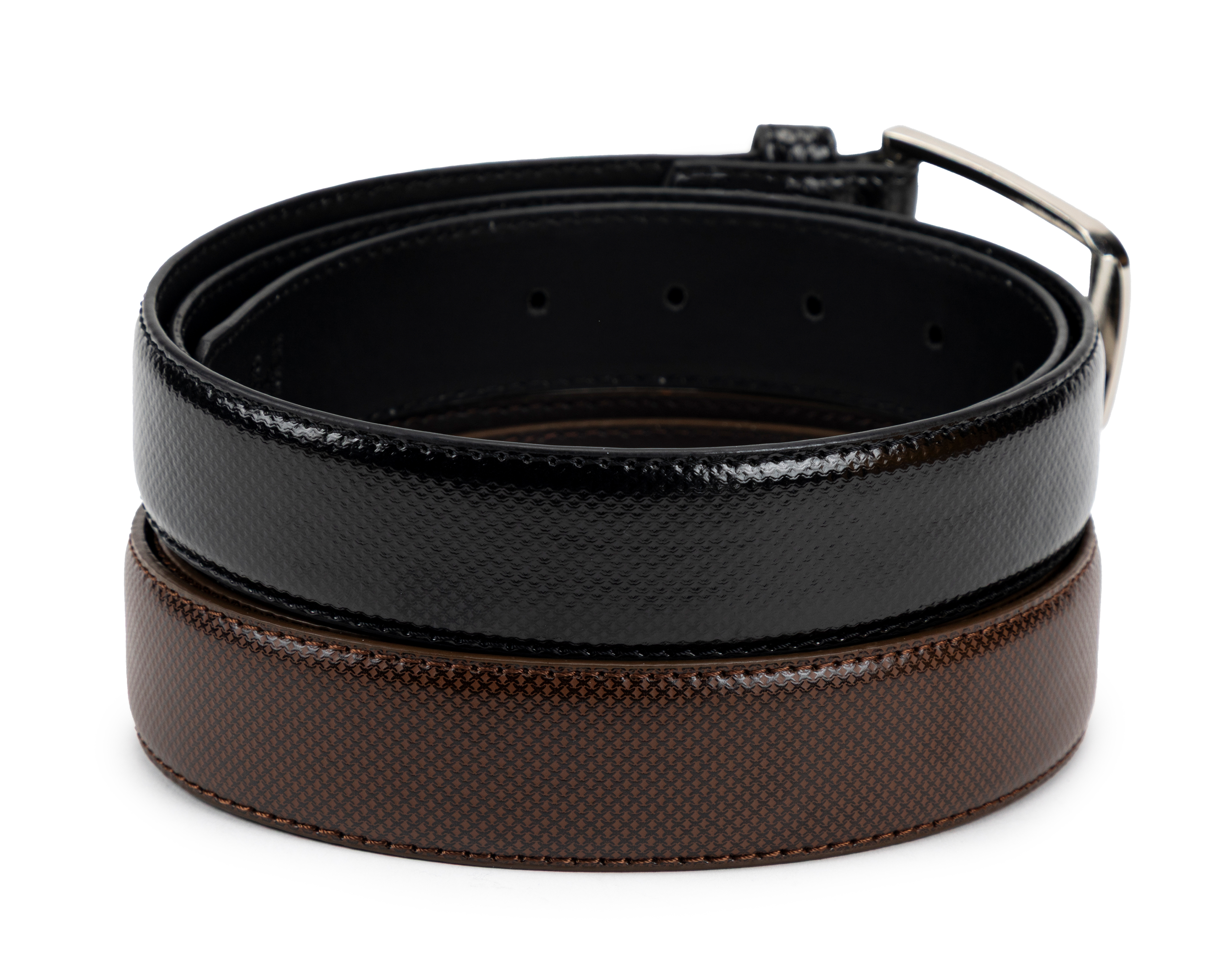 Foto 3 pulgar | Foto 2 | Cinturón de Piel para Hombre Lucky Star 2 Piezas