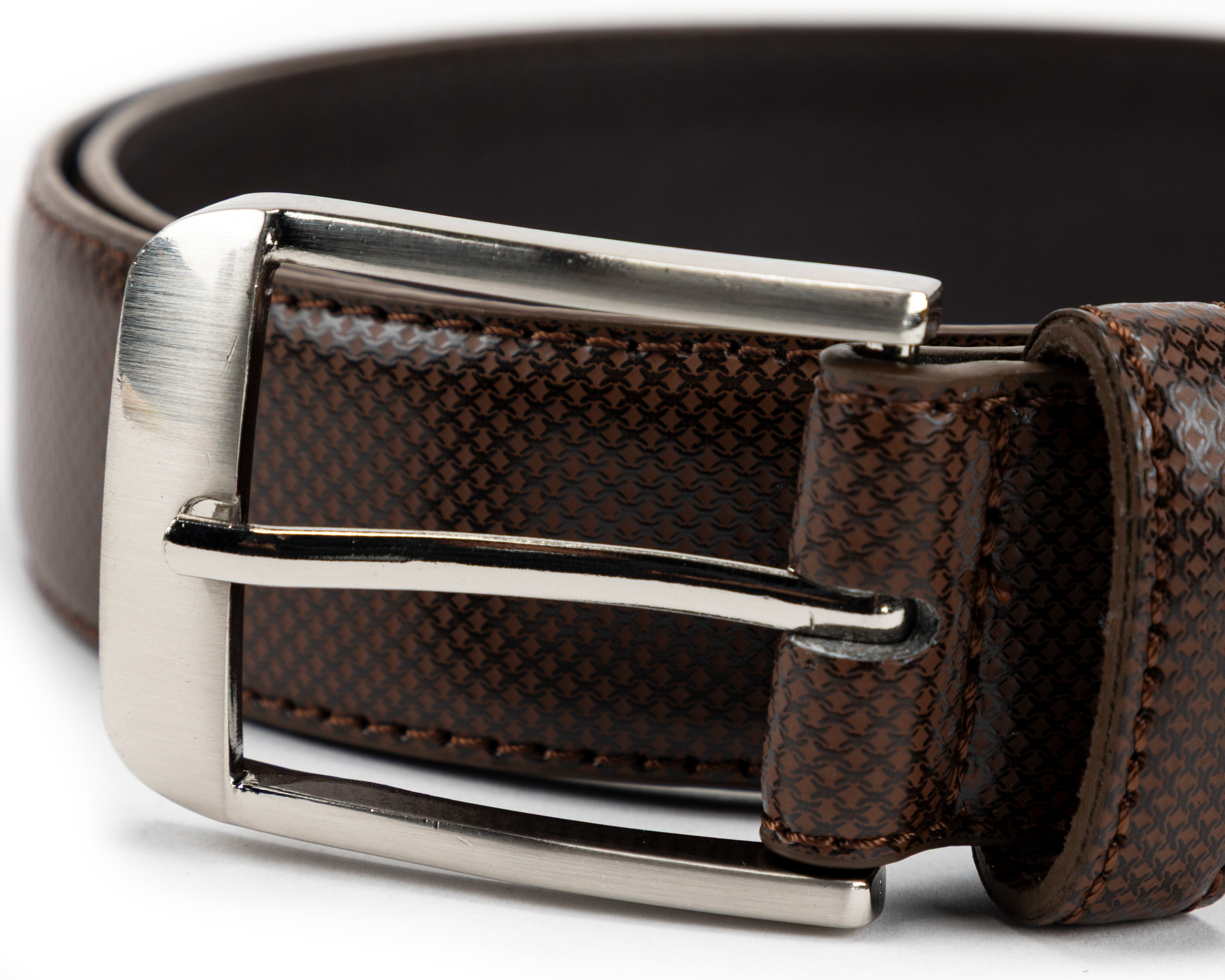 Foto 5 pulgar | Foto 4 | Cinturón de Piel para Hombre Lucky Star 2 Piezas