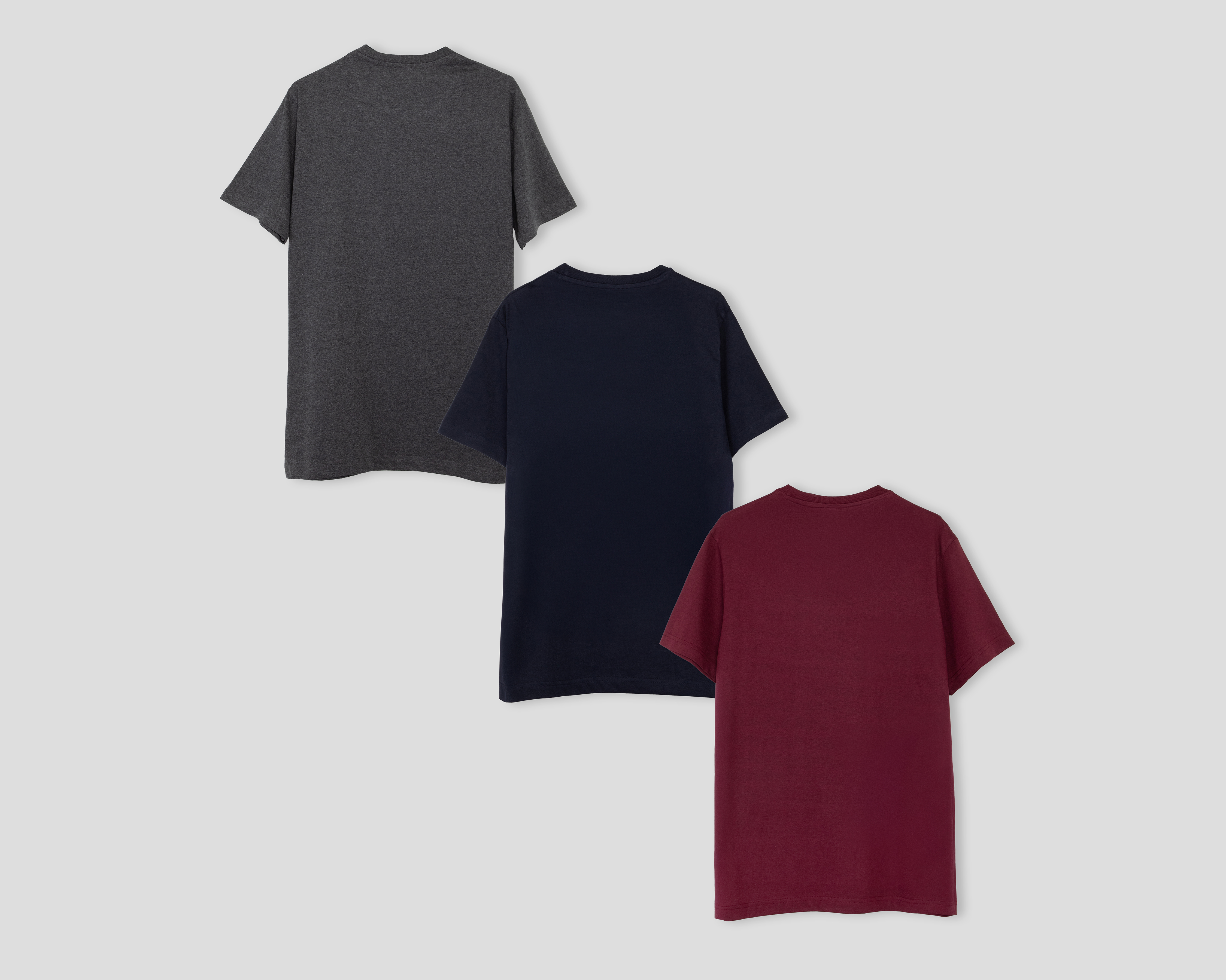 Foto 2 | Foto 2 | Playera Interior Manga Corta Polo Union Club para Hombre 3 Piezas