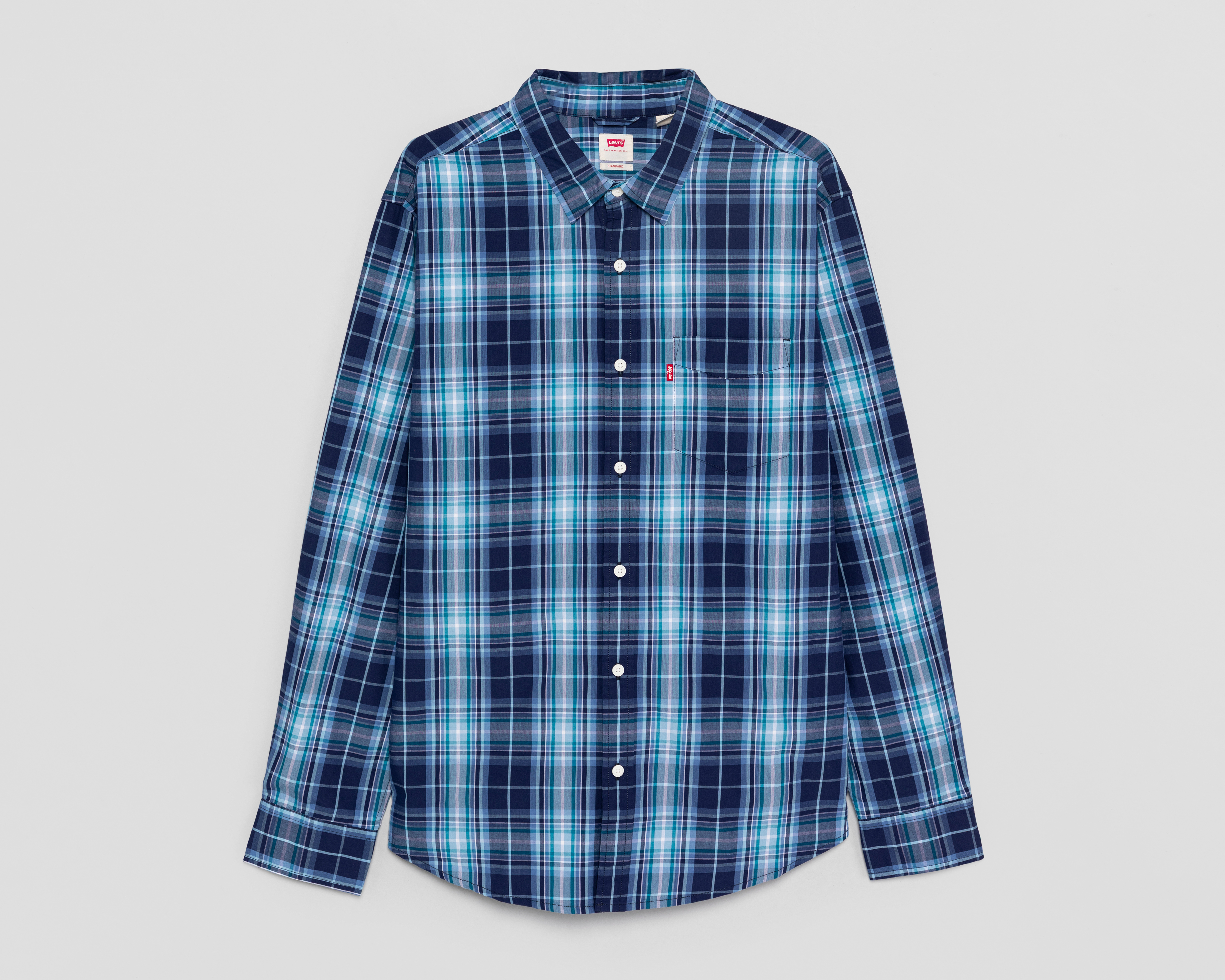 Foto 2 pulgar | Foto 1 | Camisa Casual de Algodón Levi's Regular para Hombre