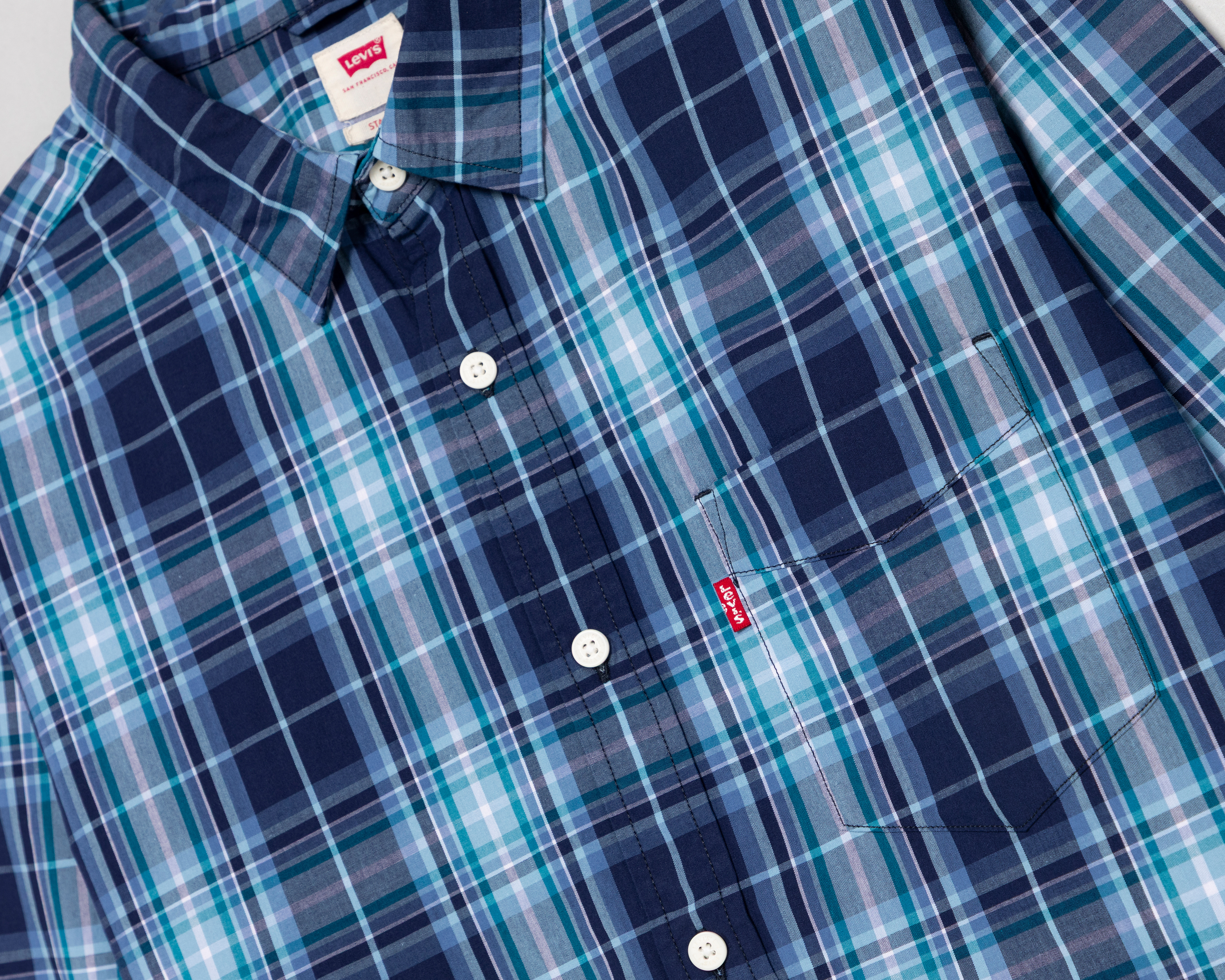 Foto 3 | Foto 3 | Camisa Casual de Algodón Levi's Regular para Hombre