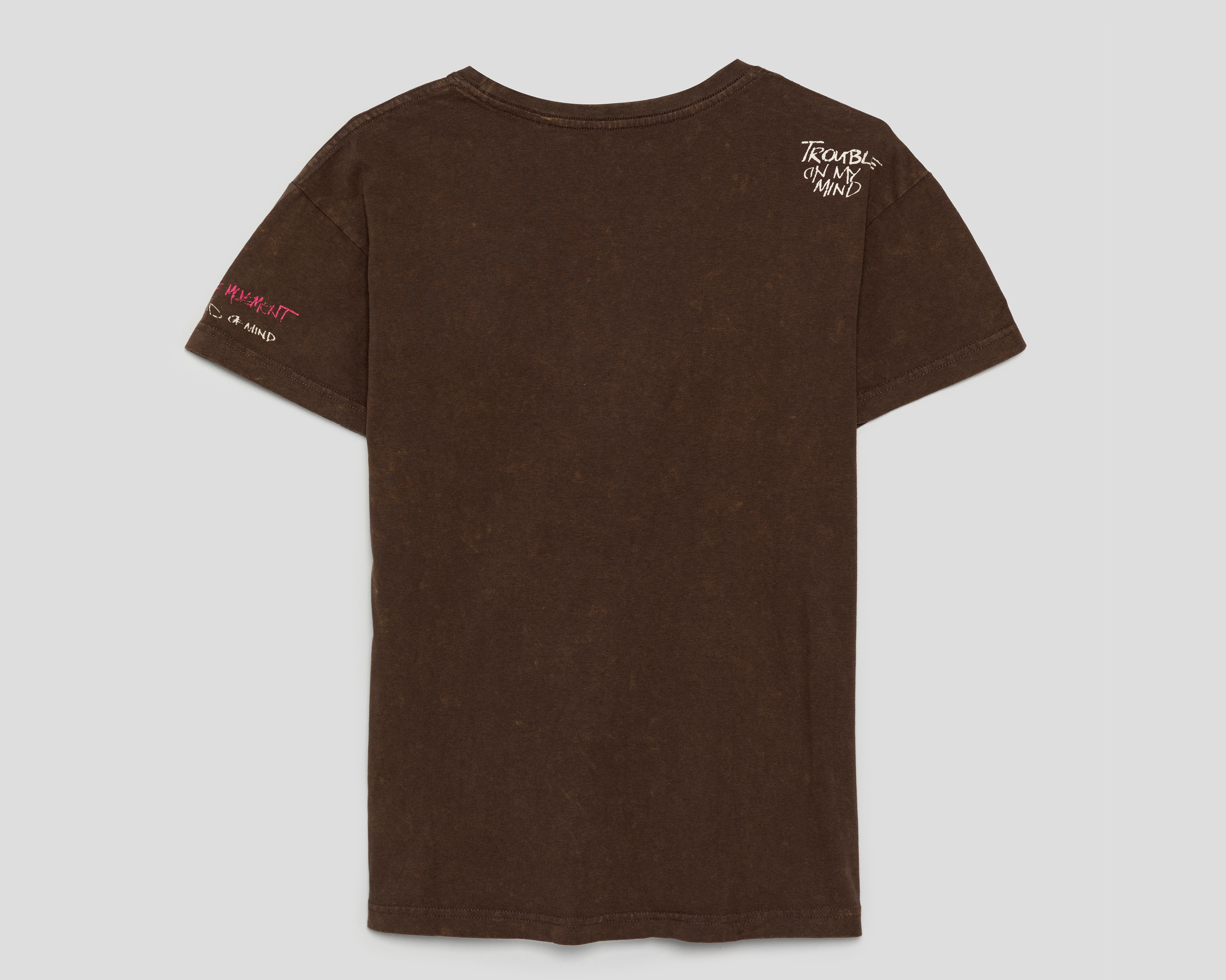 Foto 3 pulgar | Foto 2 | Playera de Cuello Redondo Café Buffalo David Bitton para Hombre