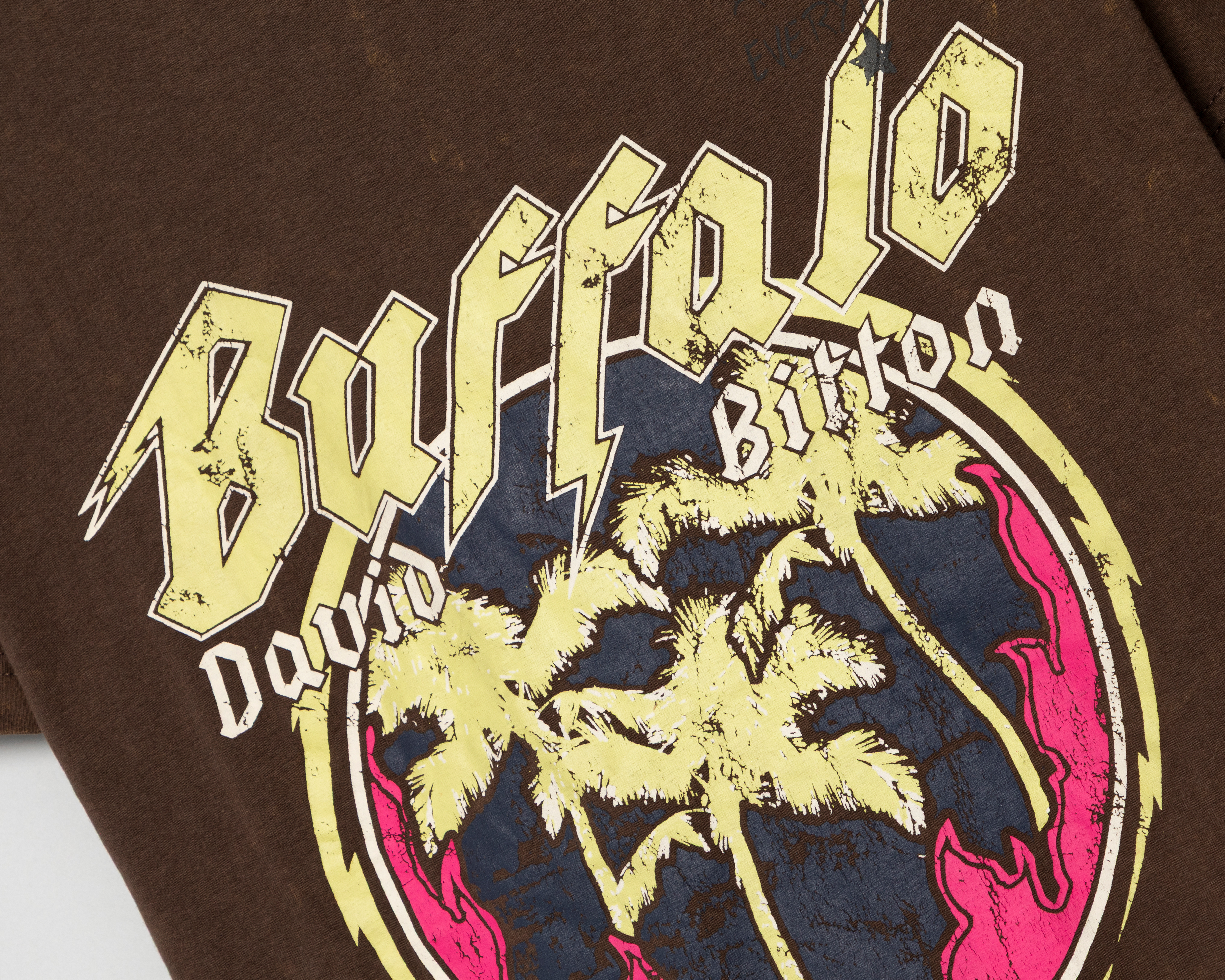 Foto 4 pulgar | Foto 3 | Playera de Cuello Redondo Café Buffalo David Bitton para Hombre