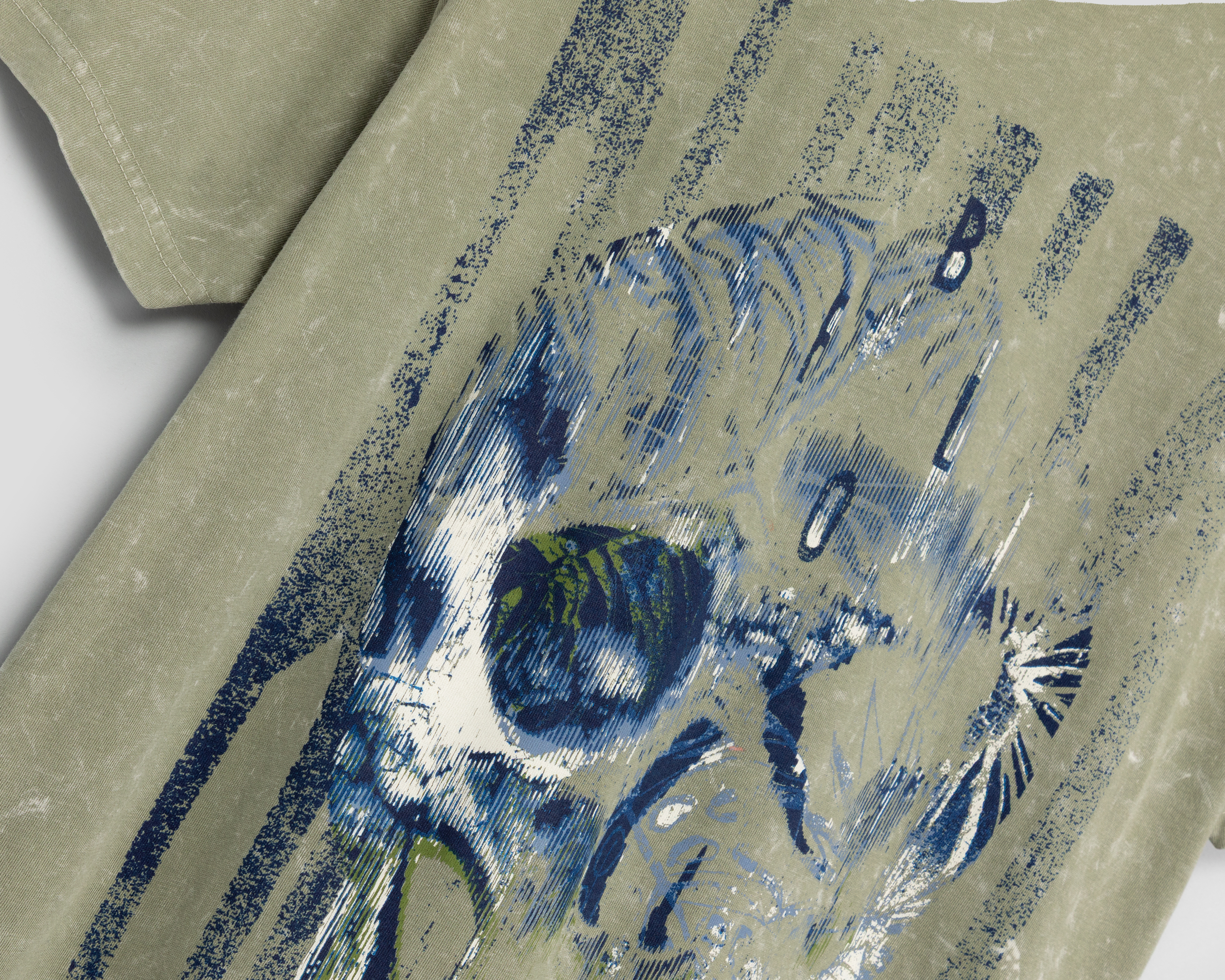 Foto 3 | Foto 3 | Playera de Cuello Redondo Verde Buffalo David Bitton para Hombre