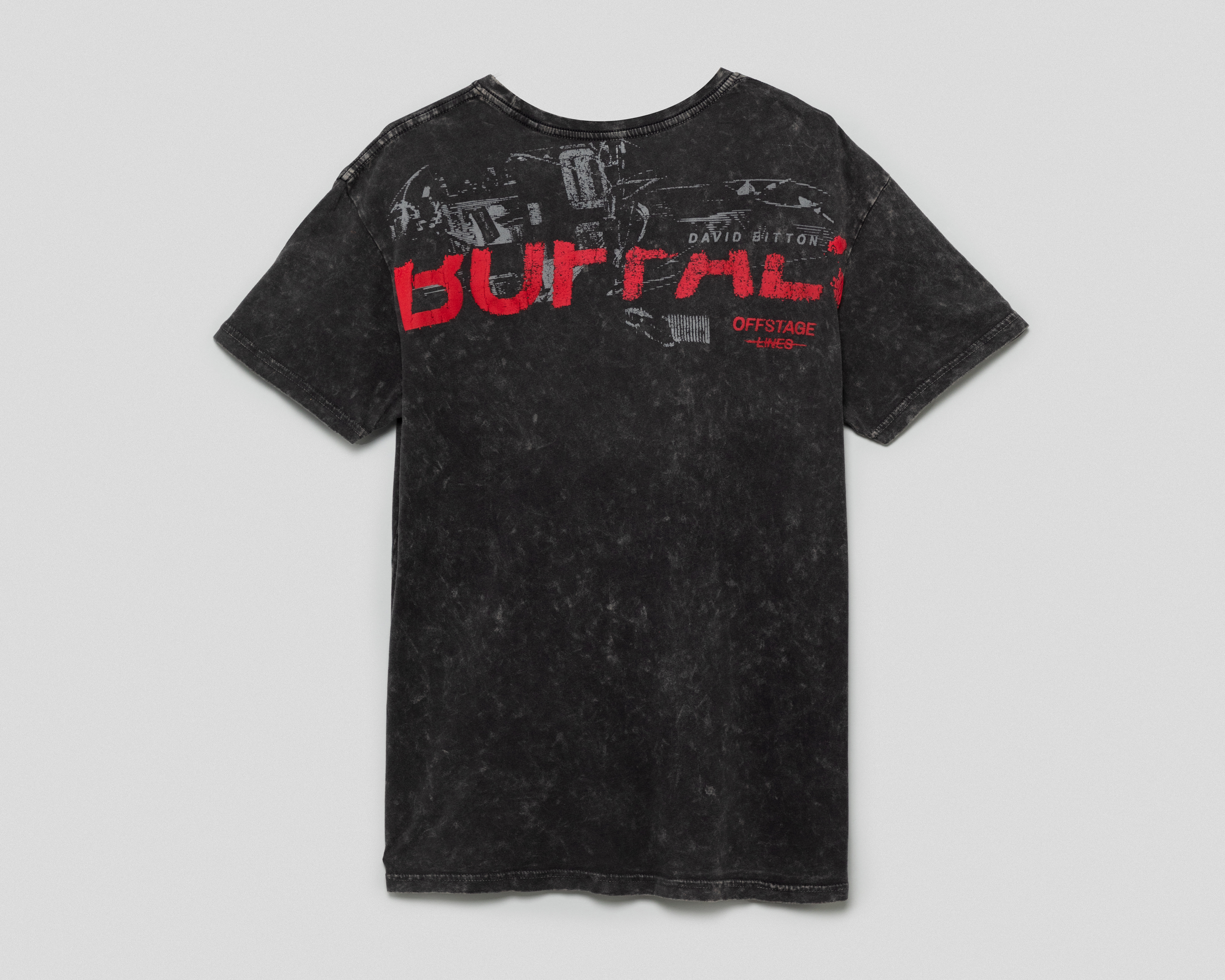 Foto 2 | Foto 2 | Playera de Cuello Redondo Negra Buffalo David Bitton para Hombre