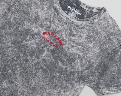 Foto 3 | Foto 3 | Playera de Cuello Redondo Gris Buffalo David Bitton para Hombre