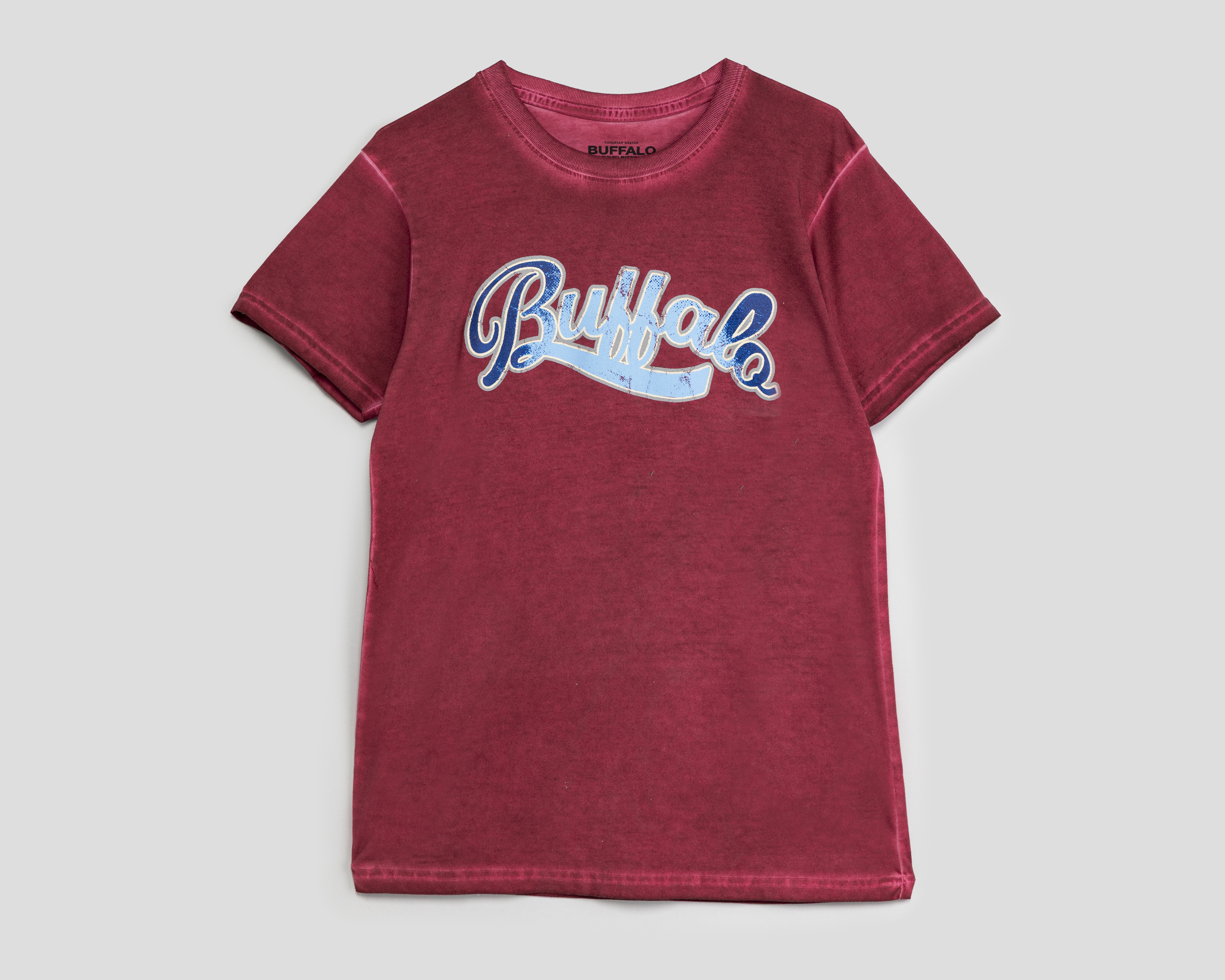 Foto 1 | Foto 1 | Playera de Cuello Redondo Vino Buffalo David Bitton para Hombre