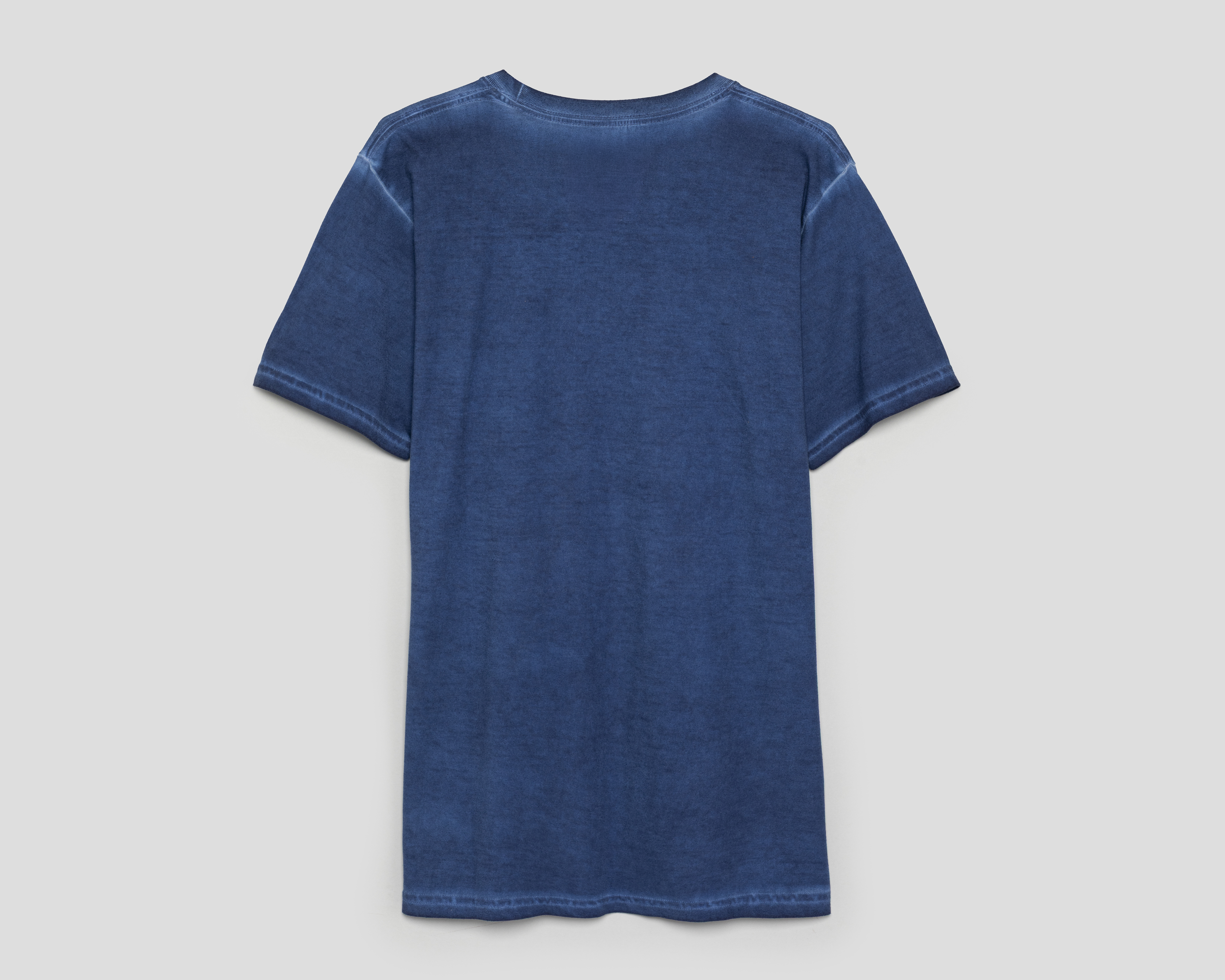 Foto 3 pulgar | Foto 2 | Playera de Cuello Redondo Azul Buffalo David Bitton para Hombre