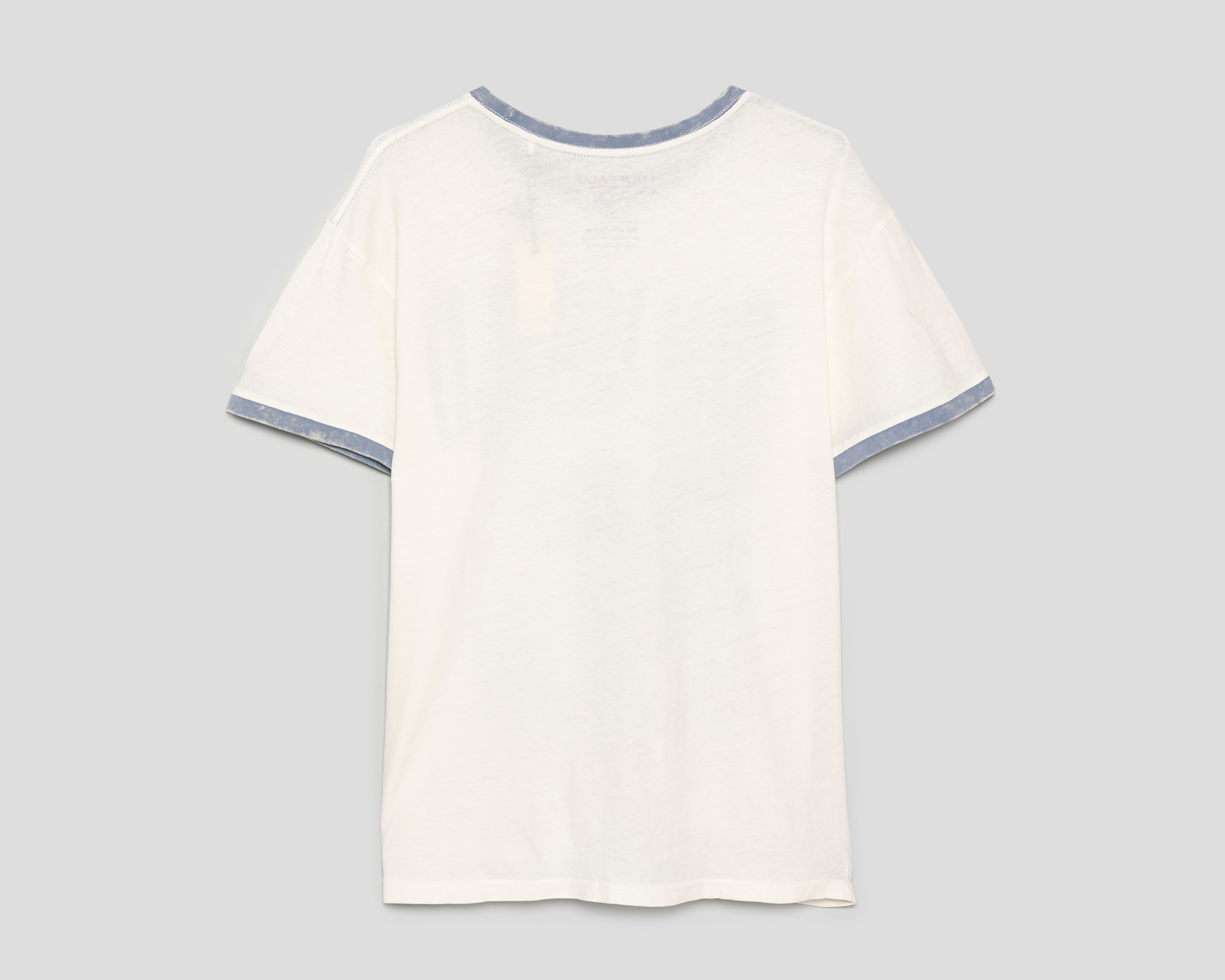 Foto 2 | Foto 2 | Playera de Cuello Redondo Blanca Buffalo David Bitton para Hombre