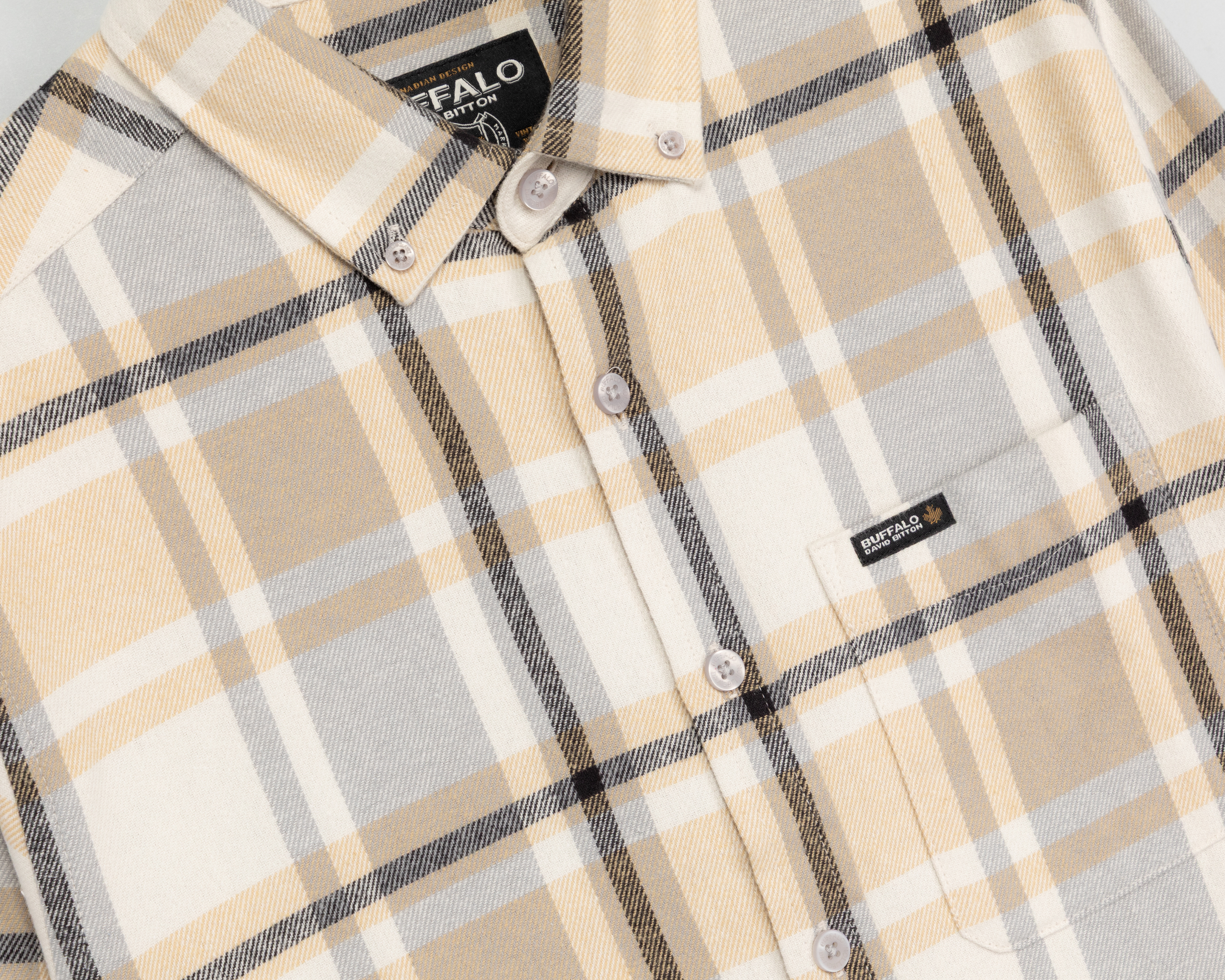 Foto 3 | Foto 3 | Camisa Casual de Algodón Buffalo David Bitton Regular Fit a Cuadros para Hombre