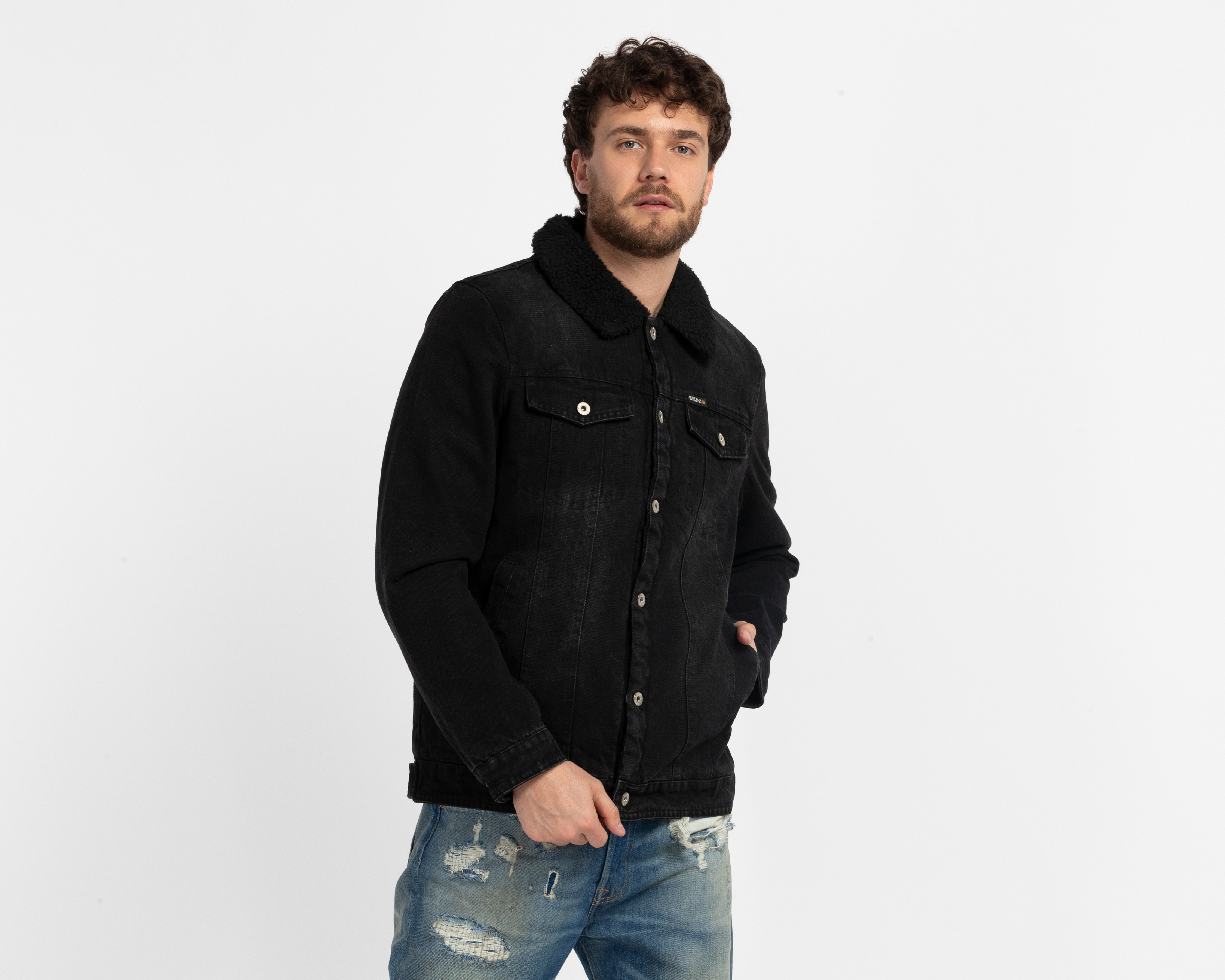 Chamarra de Mezclilla Buffalo David Bitton para Hombre