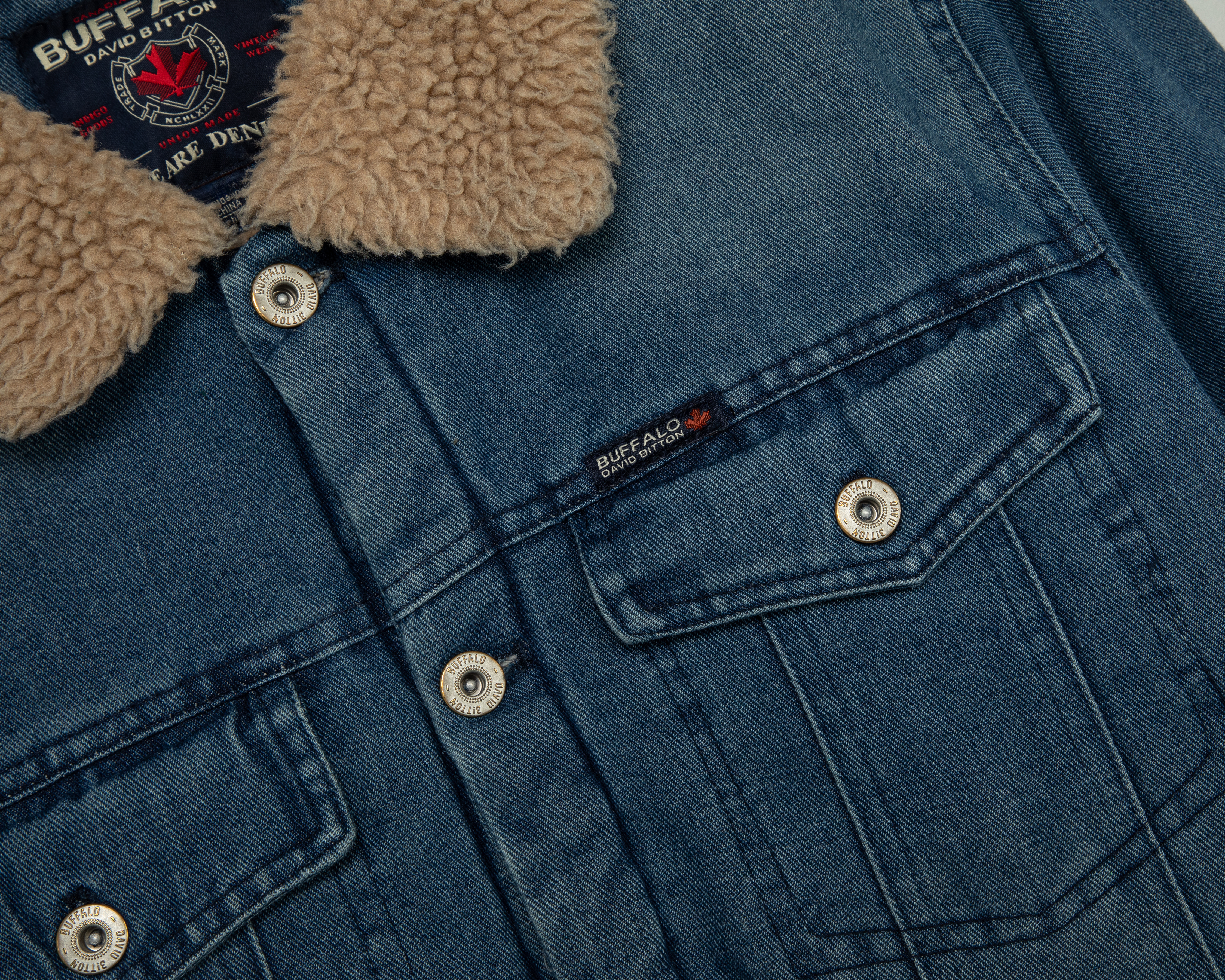 Foto 3 | Foto 3 | Chamarra de Mezclilla Buffalo David Bitton para Hombre