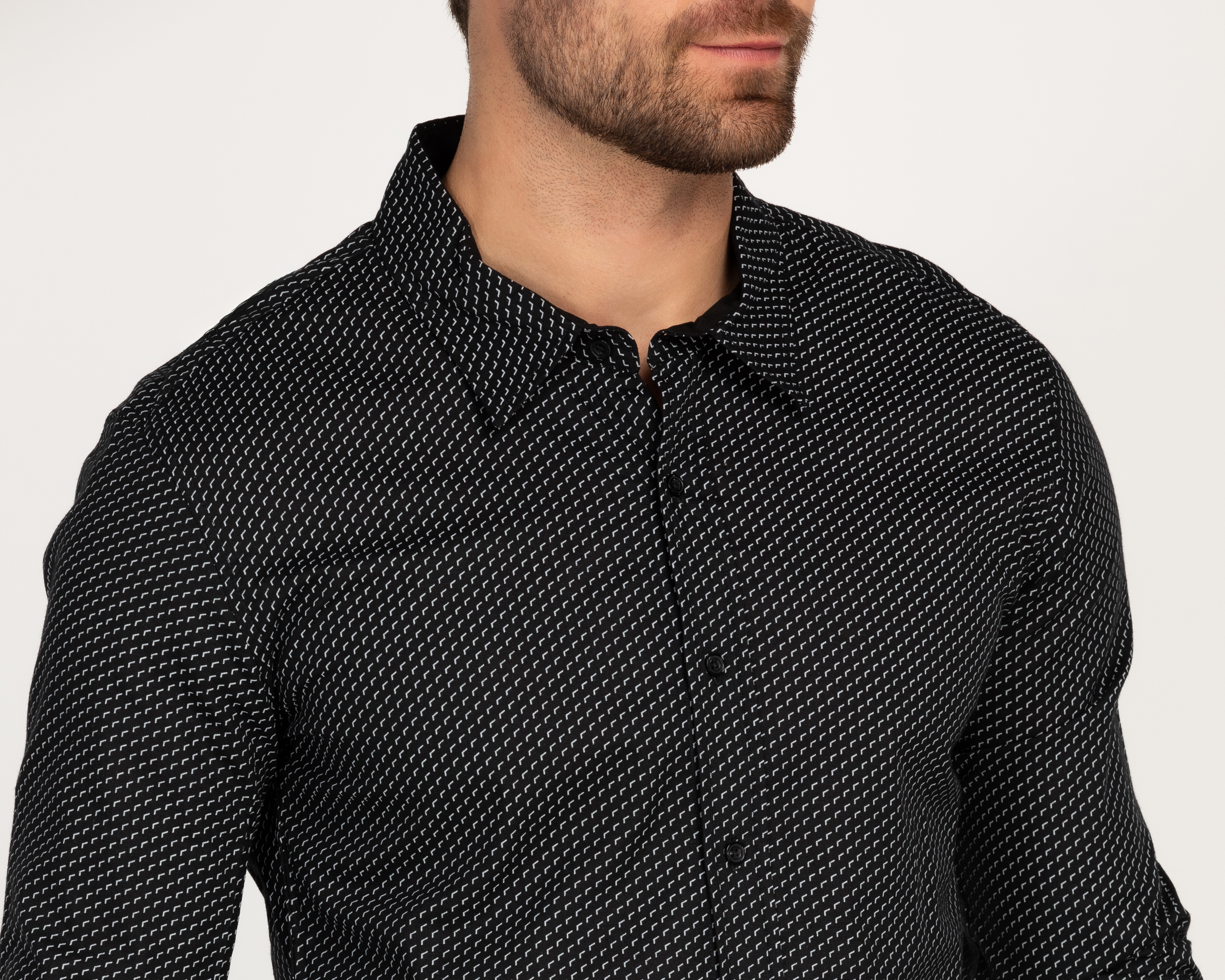 Foto 3 | Foto 3 | Camisa Casual Oggi Slim Fit Estampada para Hombre