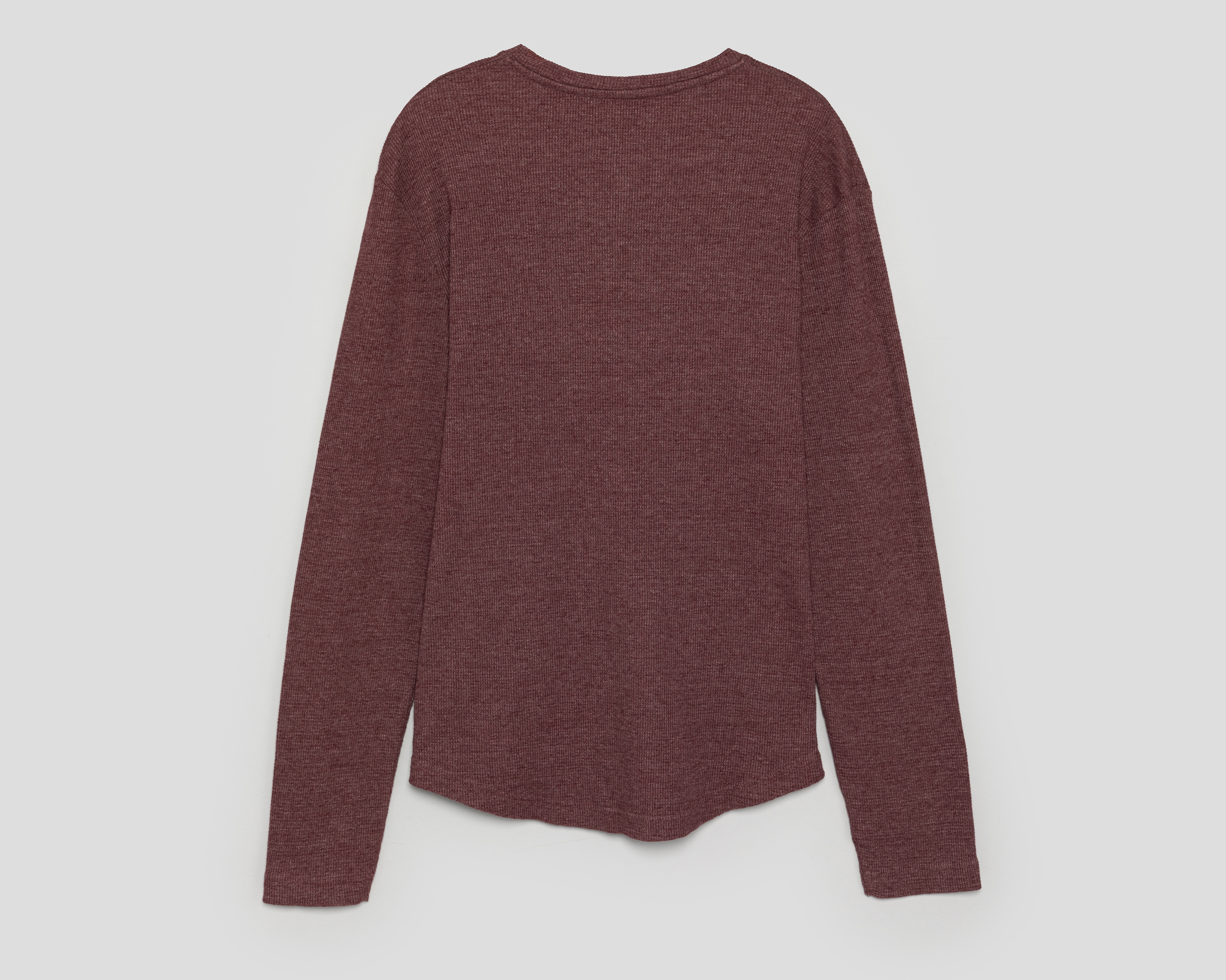 Foto 2 | Foto 2 | Playera Manga Larga Cuello Redondo Vino Buffalo David Bitton para Hombre