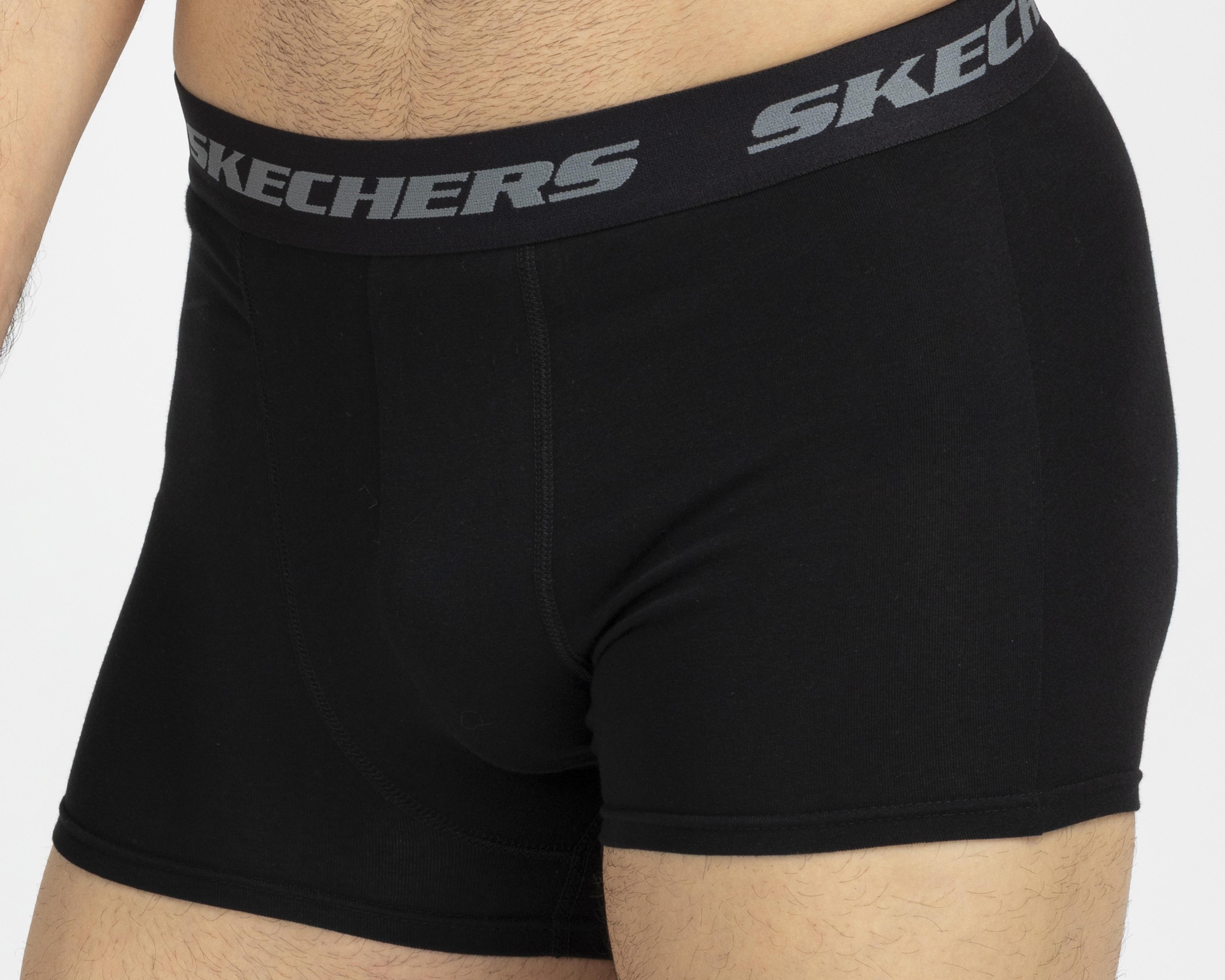 Foto 5 pulgar | Foto 4 | Bóxer Corto Skechers para Hombre 3 Piezas