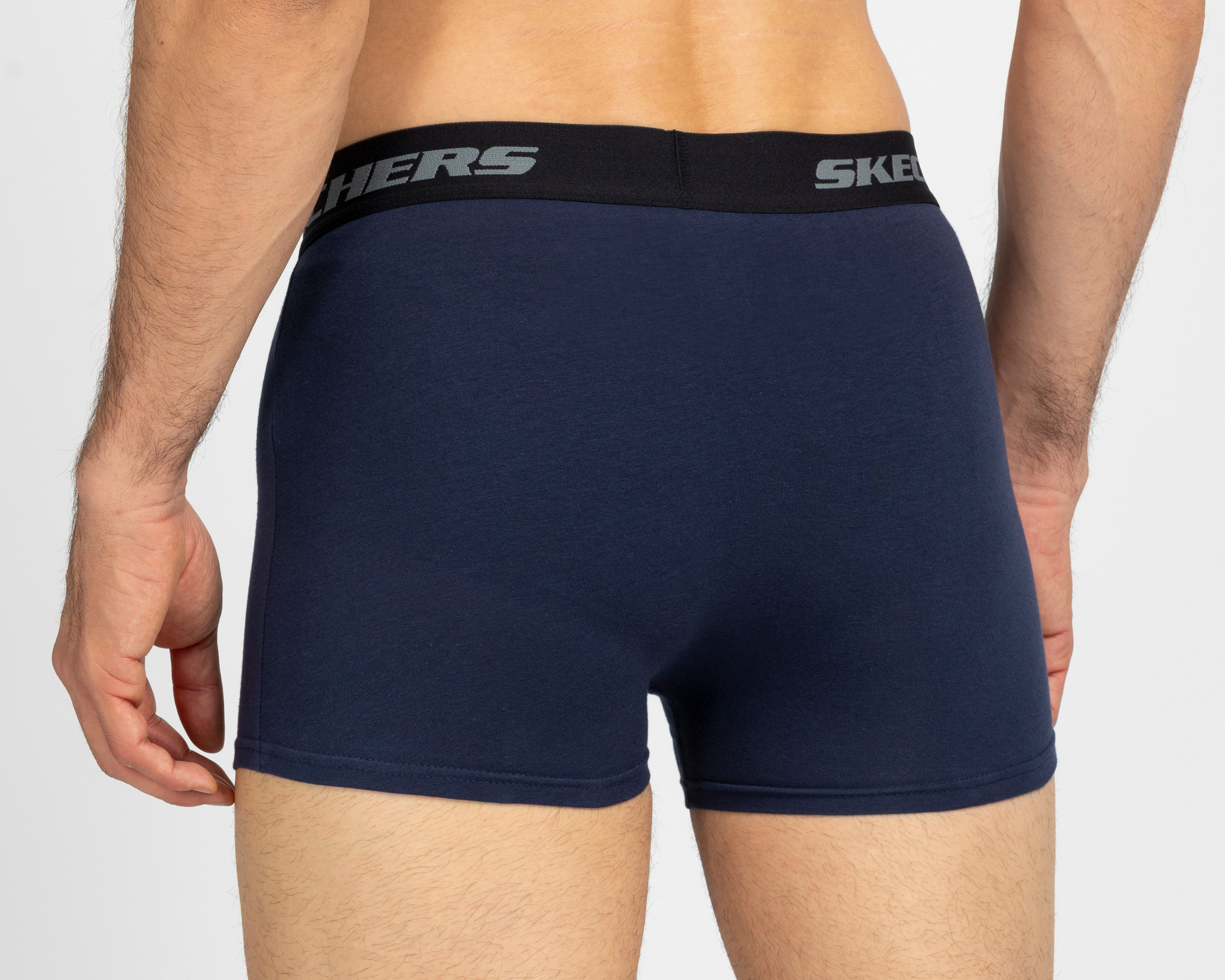 Foto 4 pulgar | Foto 3 | Bóxer Corto Skechers para Hombre 3 Piezas