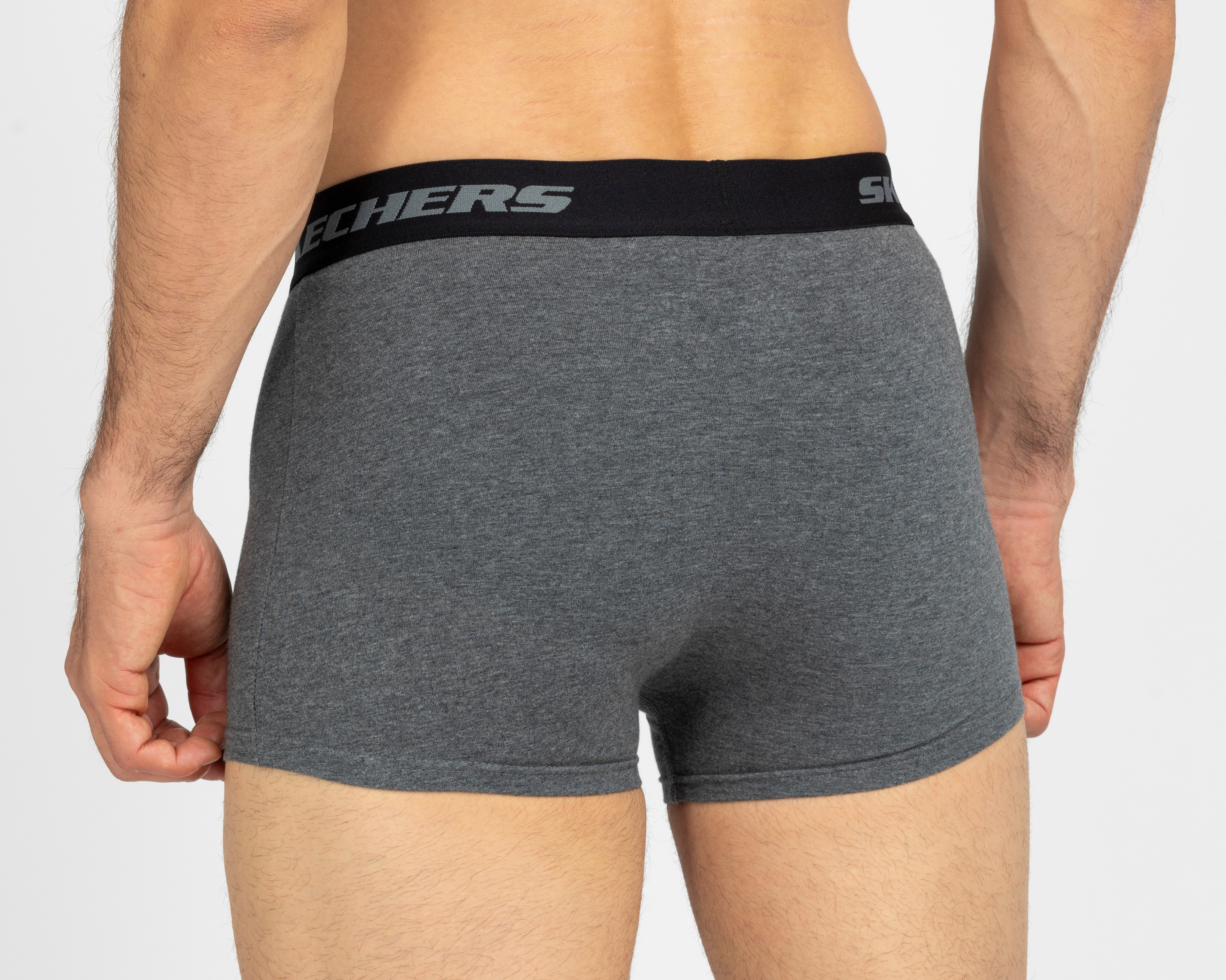 Foto 4 pulgar | Foto 3 | Bóxer Corto Skechers para Hombre 3 Piezas