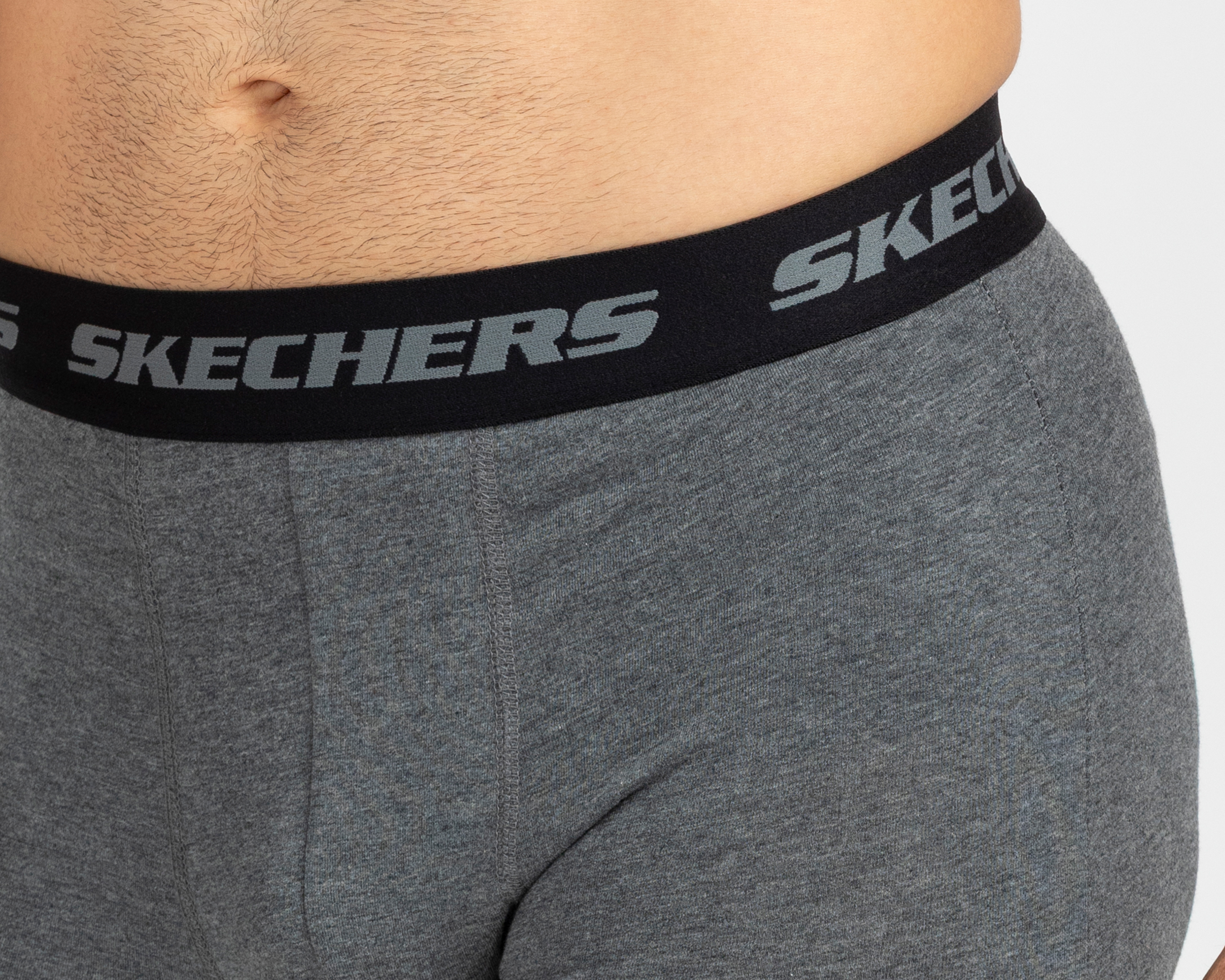 Foto 5 pulgar | Foto 4 | Bóxer Corto Skechers para Hombre 3 Piezas