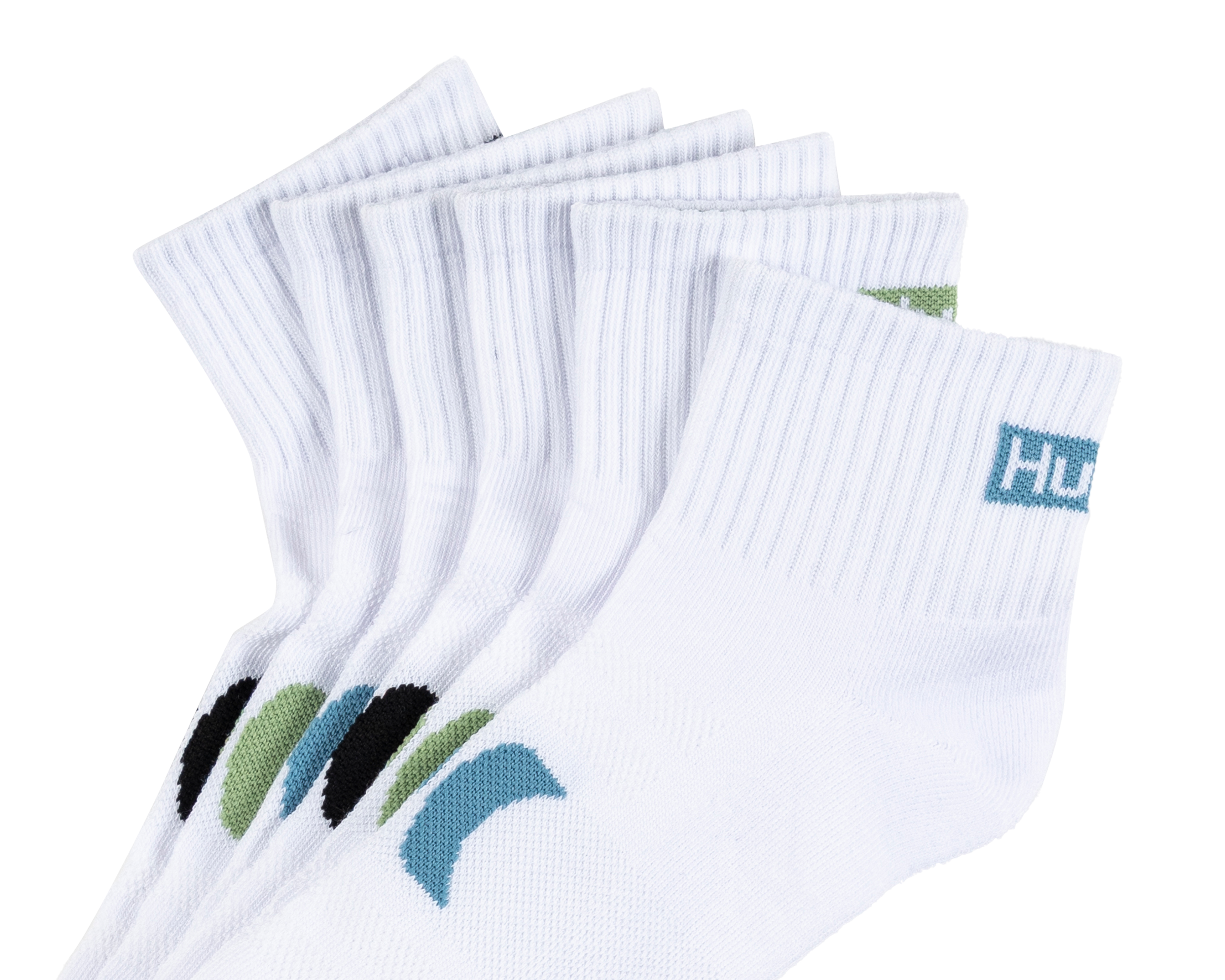 Foto 3 pulgar | Foto 2 | Calcetas Deportivas Hurley para Hombre 6 Pares