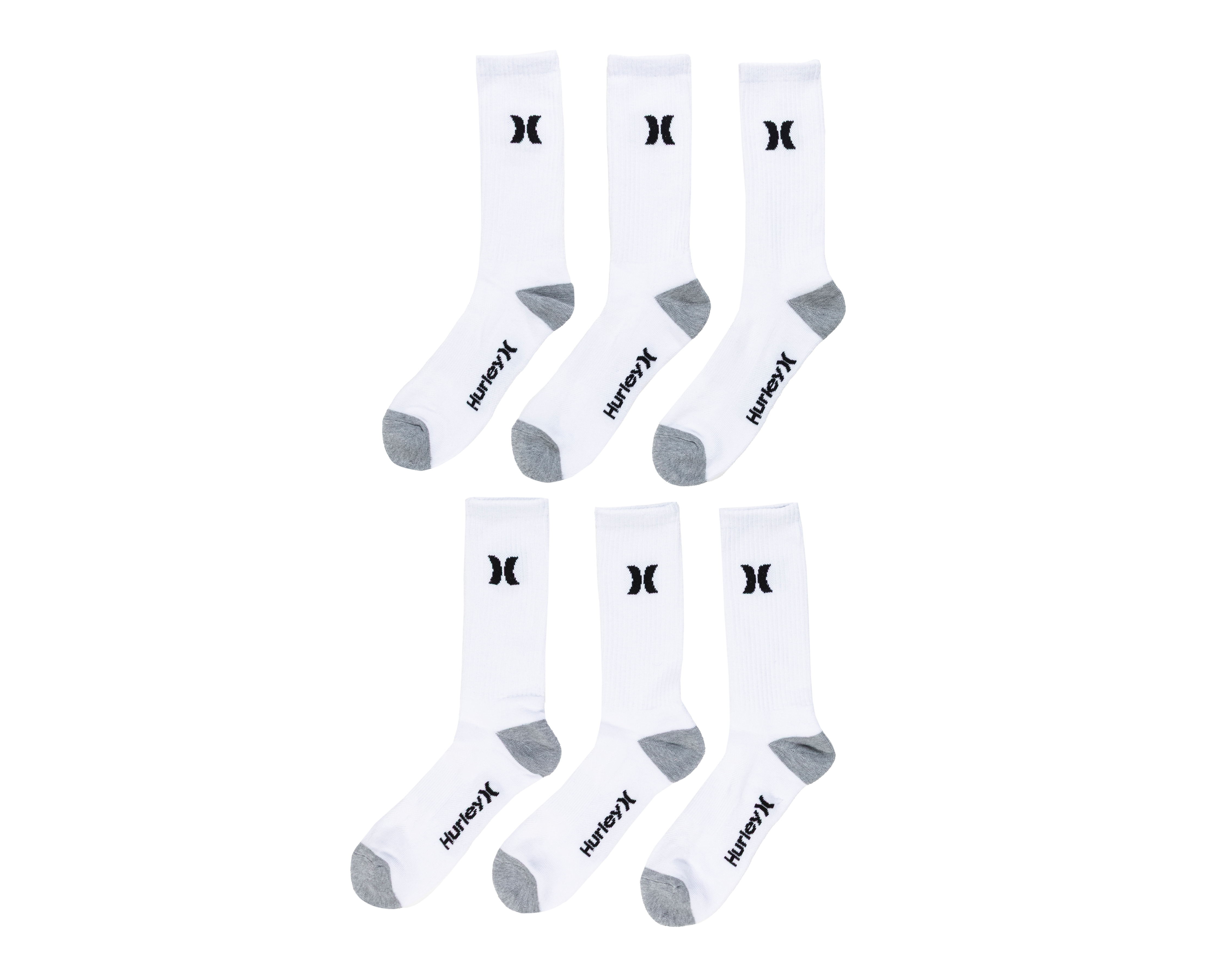 Calcetas Deportivas Hurley para Hombre 6 Pares