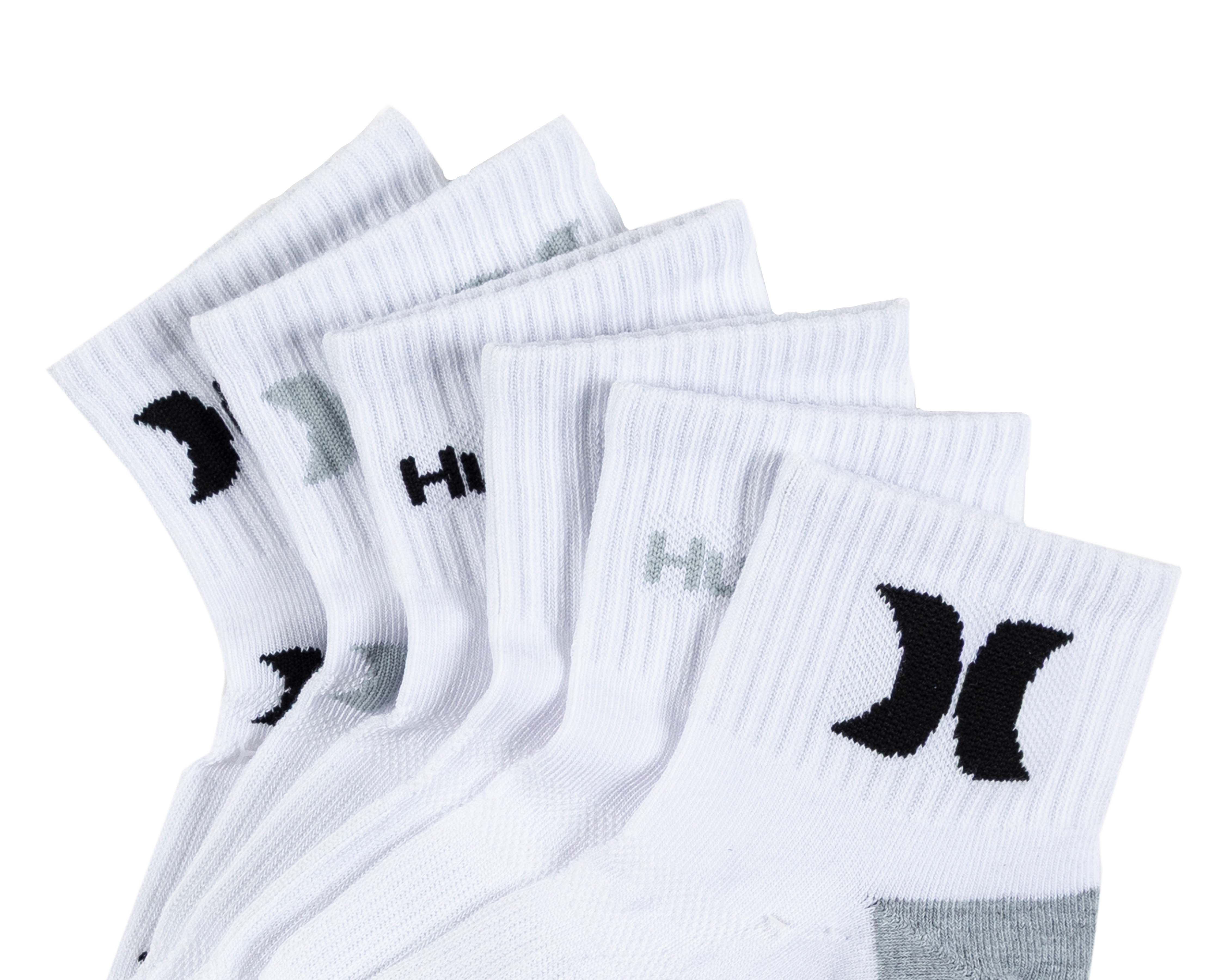 Foto 2 | Foto 2 | Calcetas Deportivas Hurley para Hombre 6 Pares